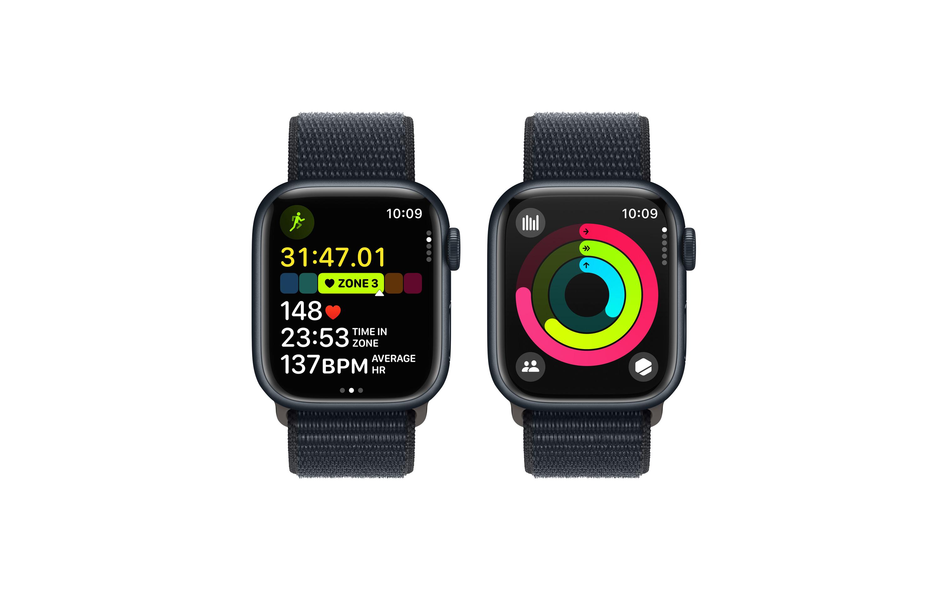 Apple Watch Series 9 41 mm Alu Mitternacht Loop