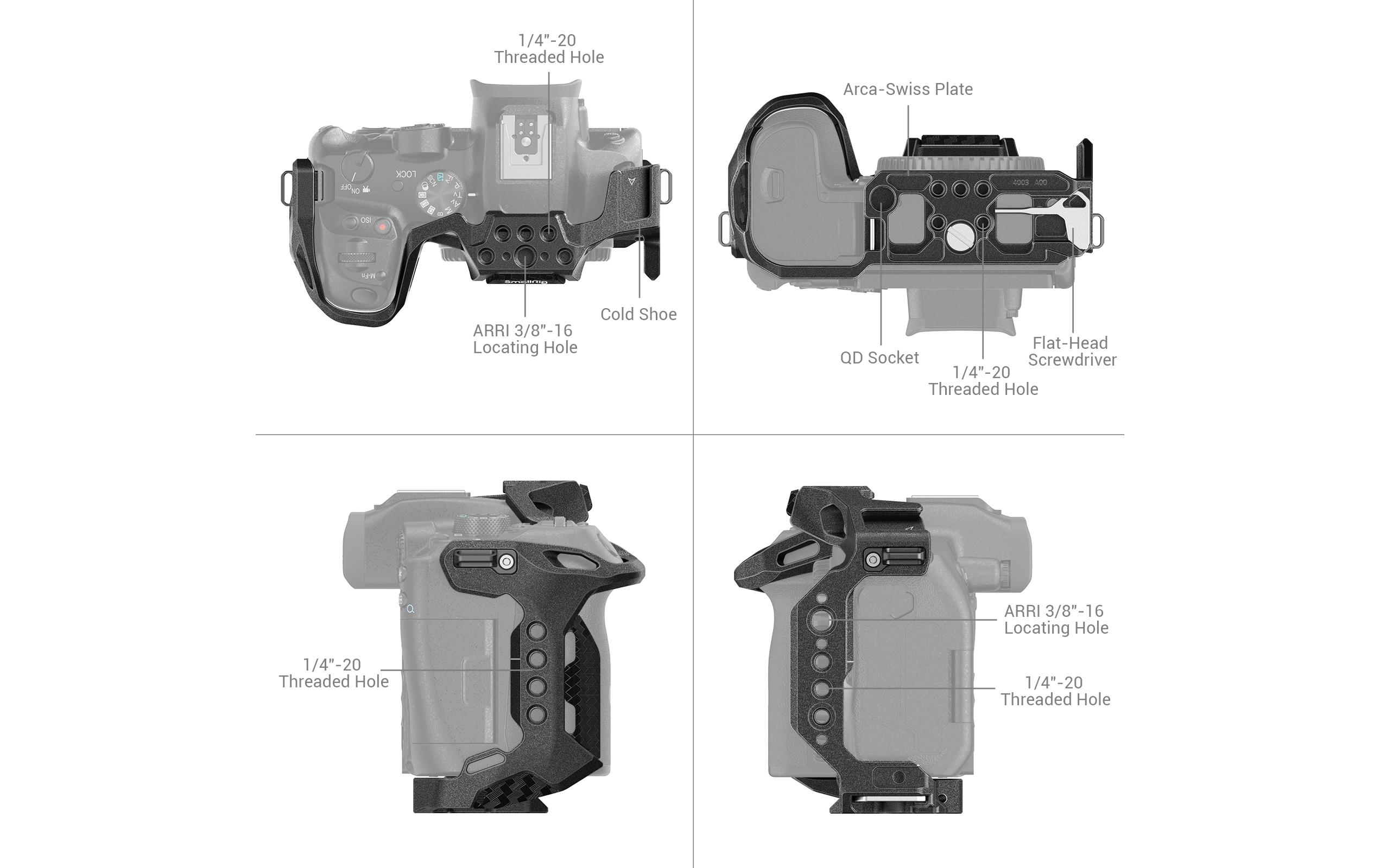 Smallrig Cage Black Mamba Canon EOS R7