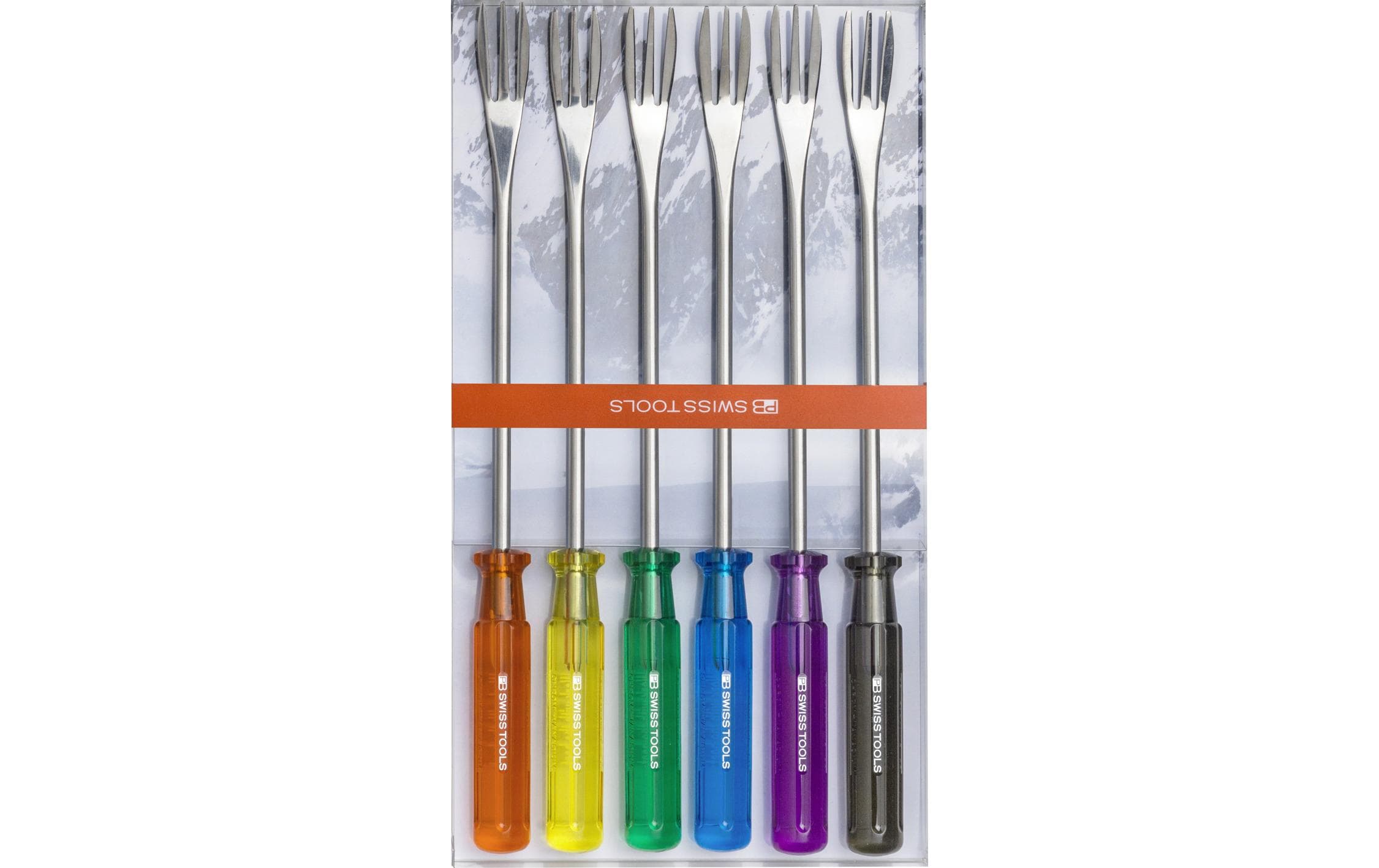 PB Swiss Tools Käsefonduegabel 6 Personen