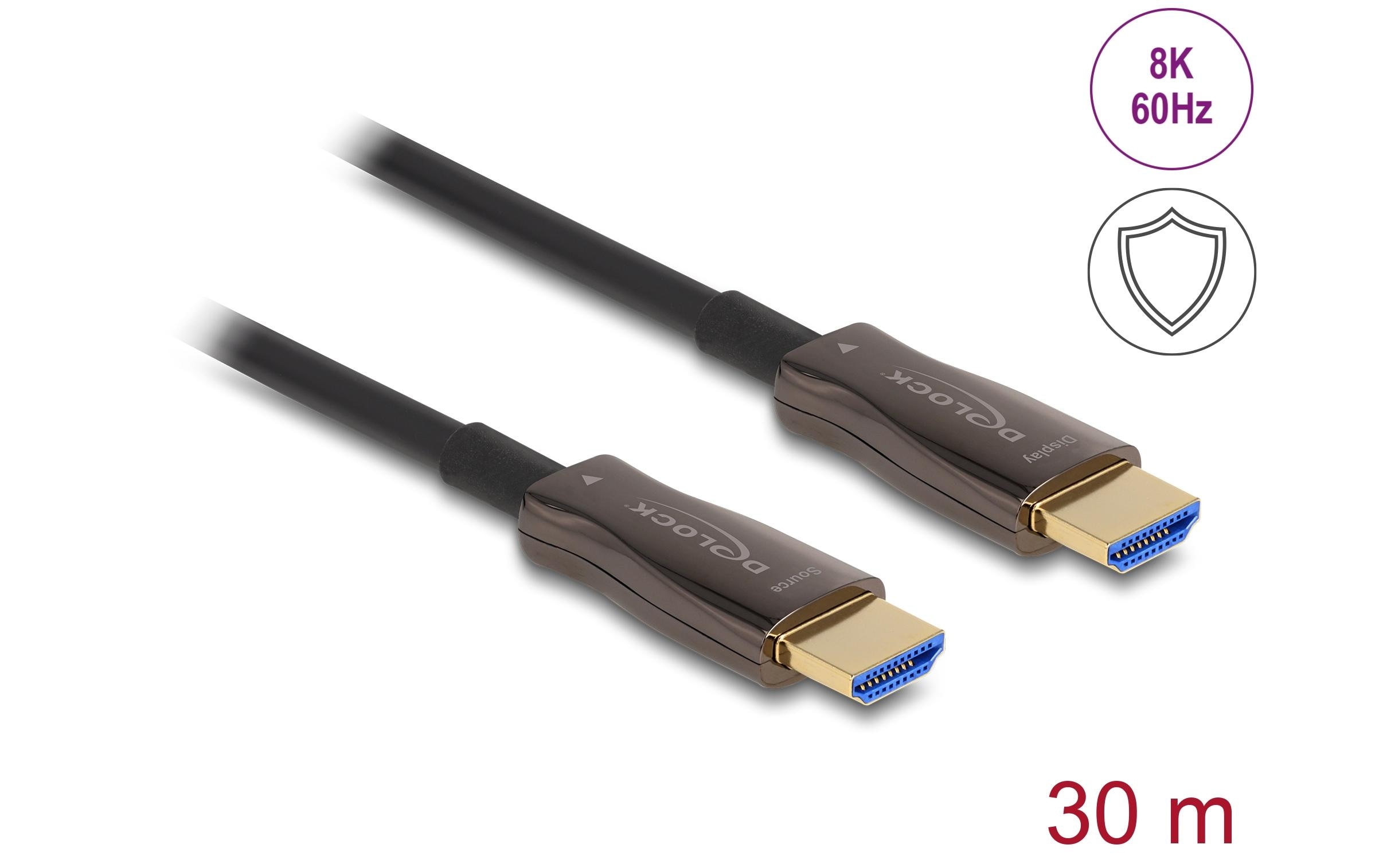 Delock Optisches Kabel 8K 60Hz HDMI - HDMI, 30 m