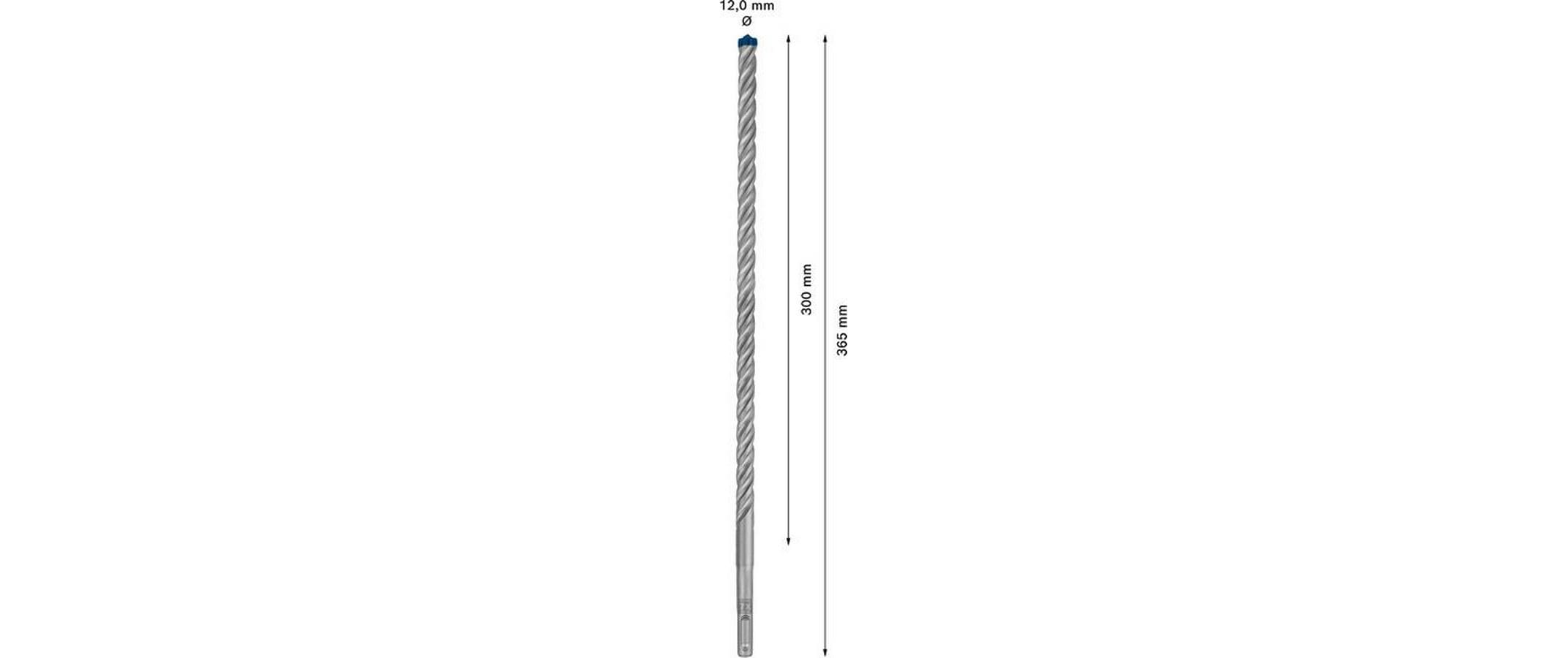 Bosch Professional Hammerbohrer EXPERT SDS plus-7X, 12 x 300 x 365 mm