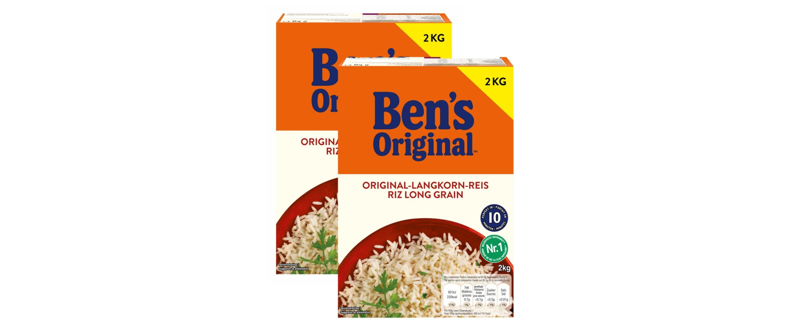 Ben's Original Reis Langkorn 2 x 2 kg