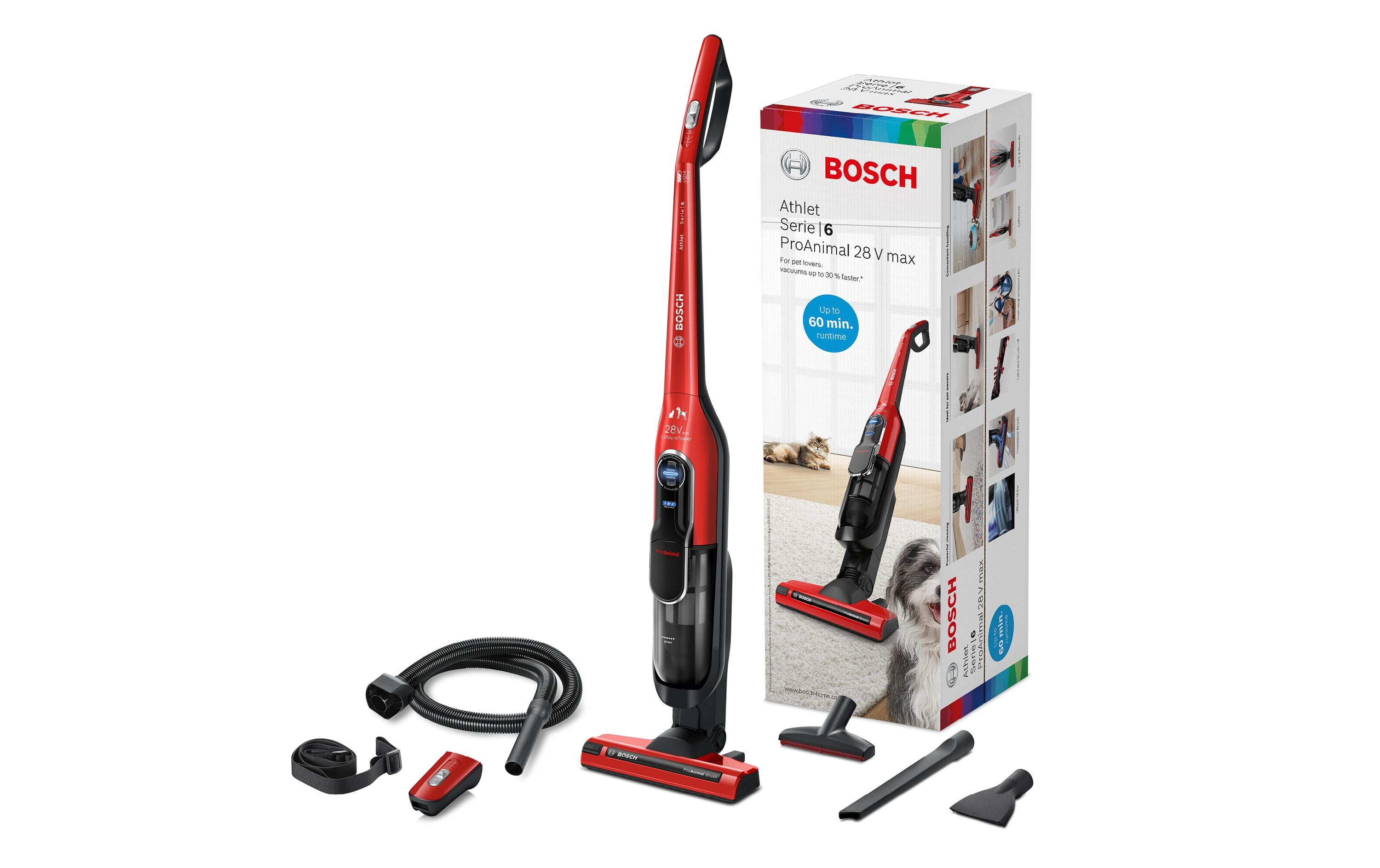 Bosch Akku-Hand- und Stielsauger BLH86PET1 Rot