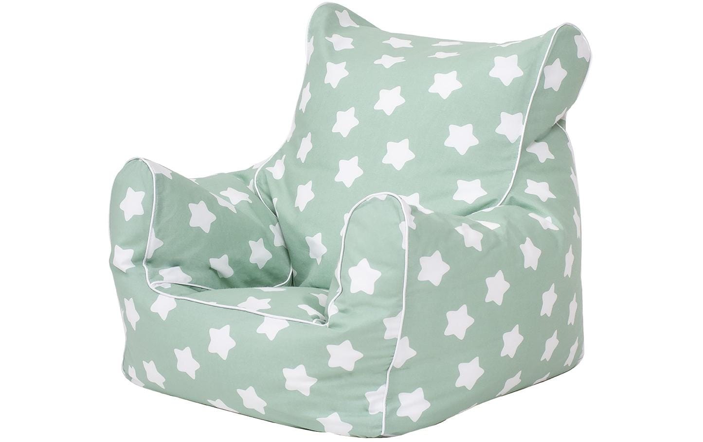 Knorrtoys Kindersitzsack Green White Stars