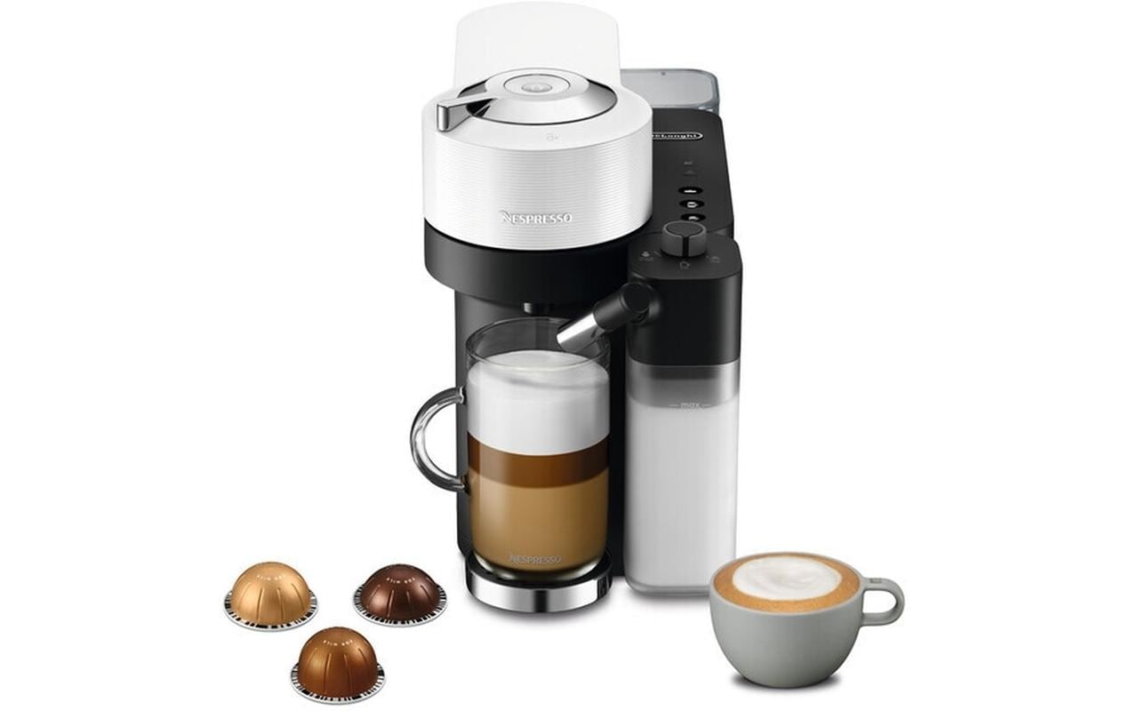 De'Longhi Kaffeemaschine Nespresso Vertuo Lattissima ENV300.W Weiss