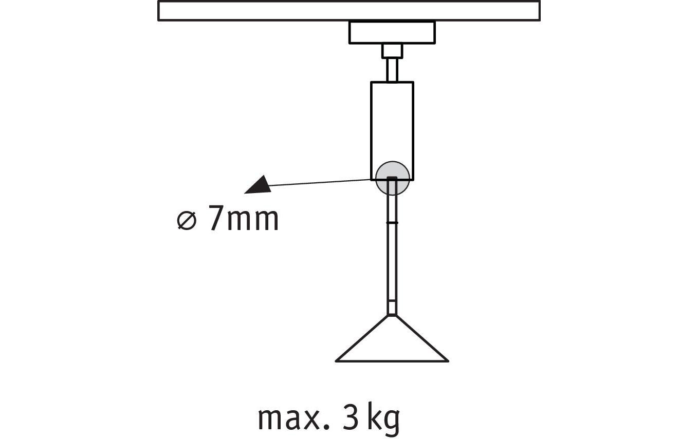 Paulmann URail Universal Pendel Adapter, Schwarz