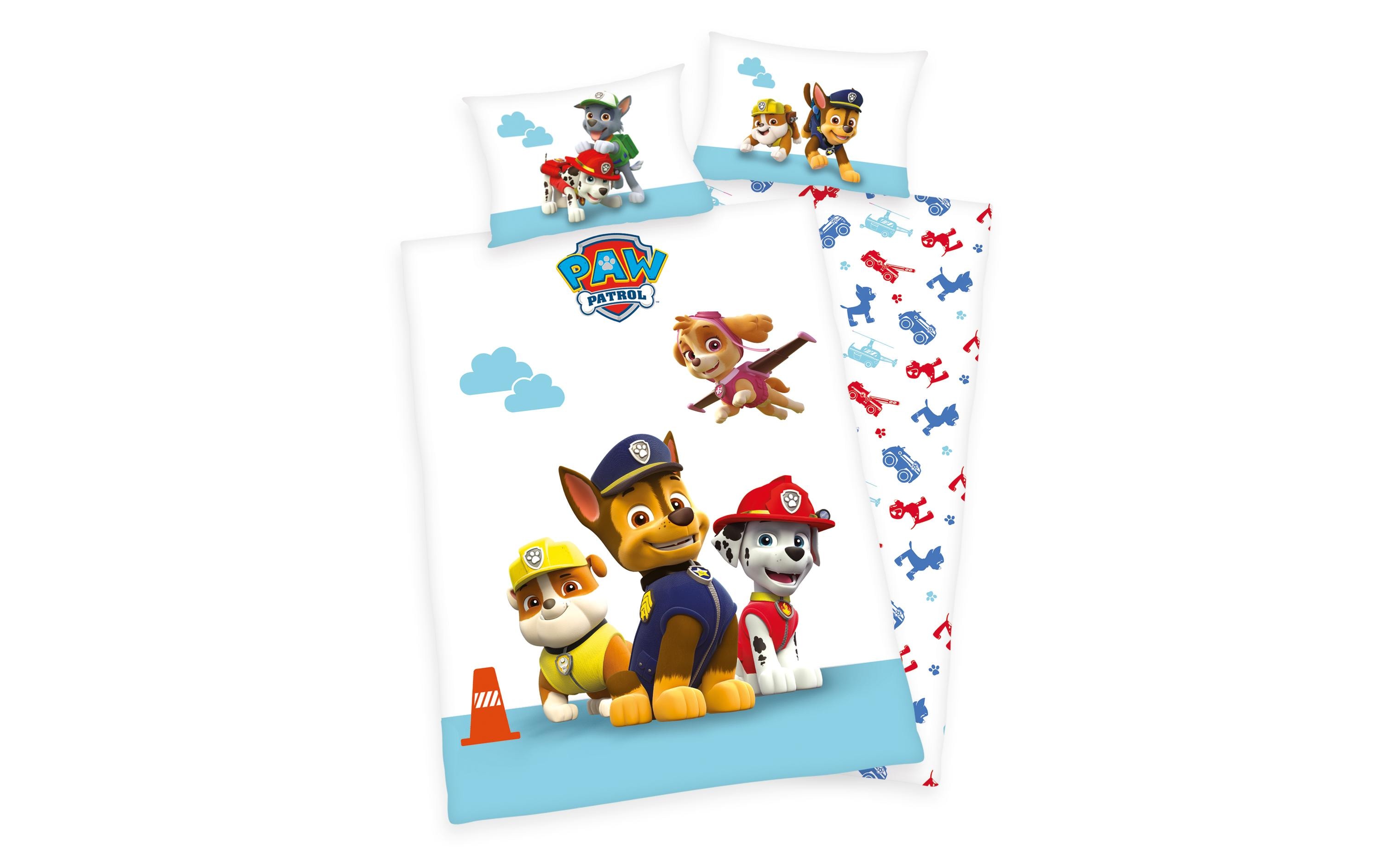 Herding Kinderbettwäsche Paw Patrol 100 x 135 cm + 40 x 60 cm