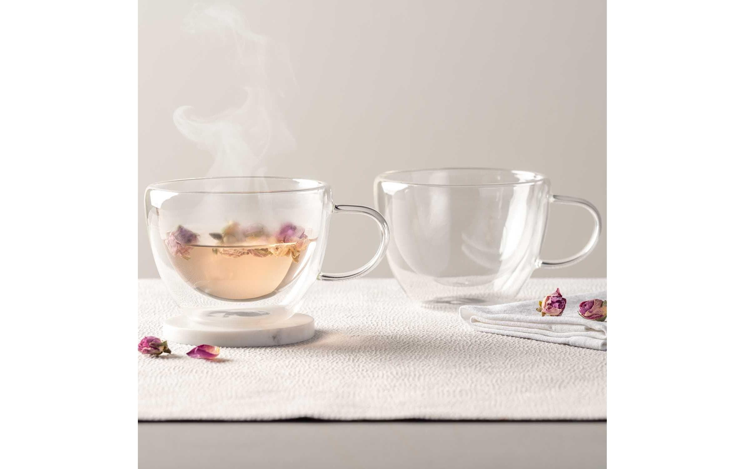 Leonardo Teetasse Duo 360 ml, 2 Stück, Transparent