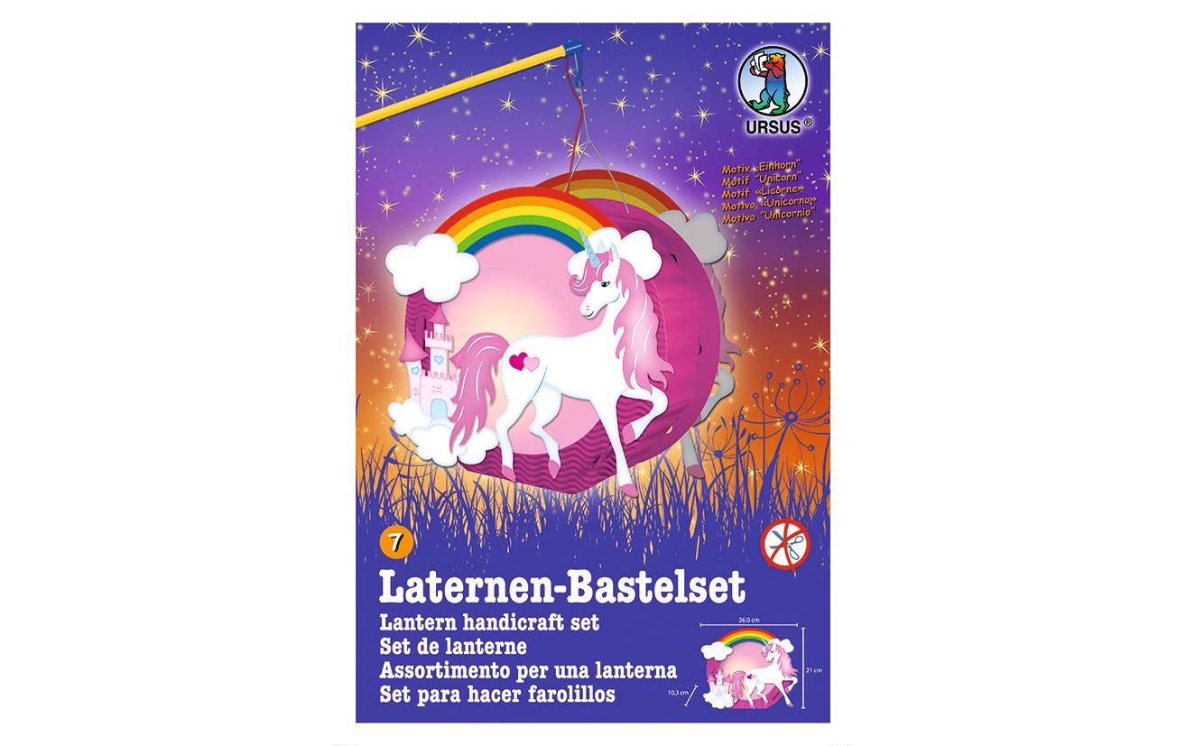 URSUS Laternen-Bastelset Einhorn