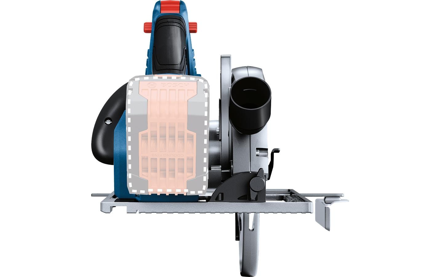 Bosch Professional Akku-Kreissäge GKS 18 V-68 GC Biturbo Solo