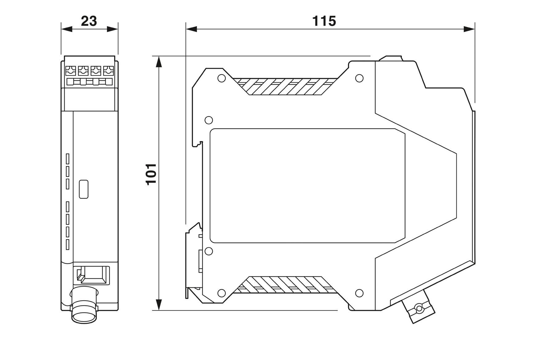 Phoenix Contact Ethernet-Extender 1010 ETH COAX-G Coax