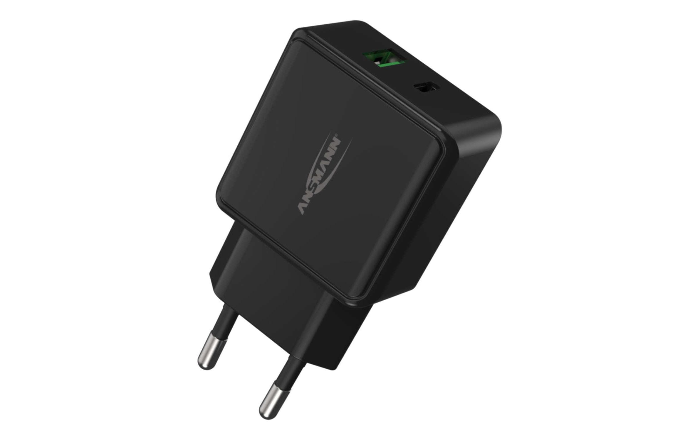 Ansmann USB-Wandladegerät Home Charger HC218PD, 18 W, Schwarz