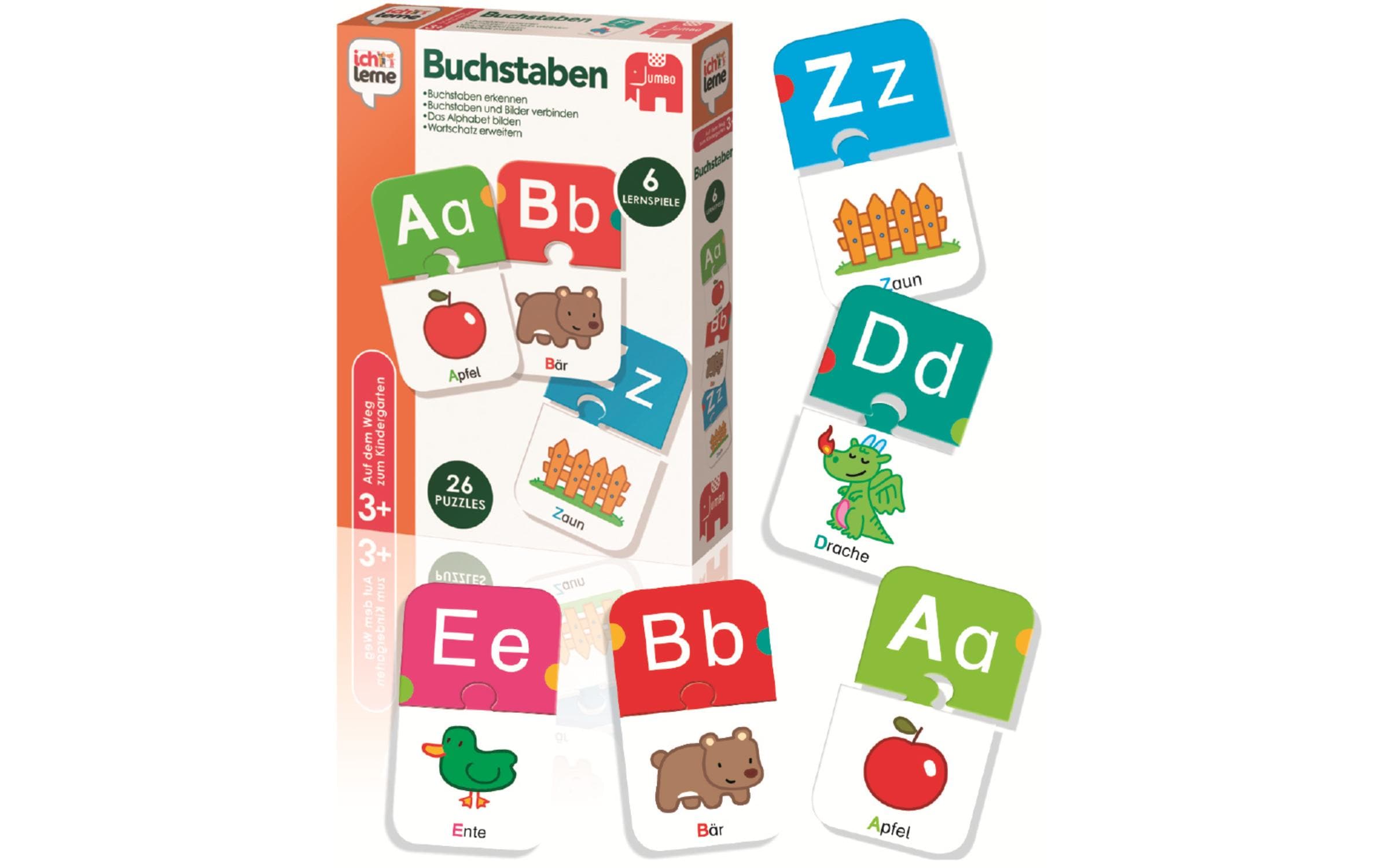 Jumbo Kinderspiel Ich lerne Buchstaben