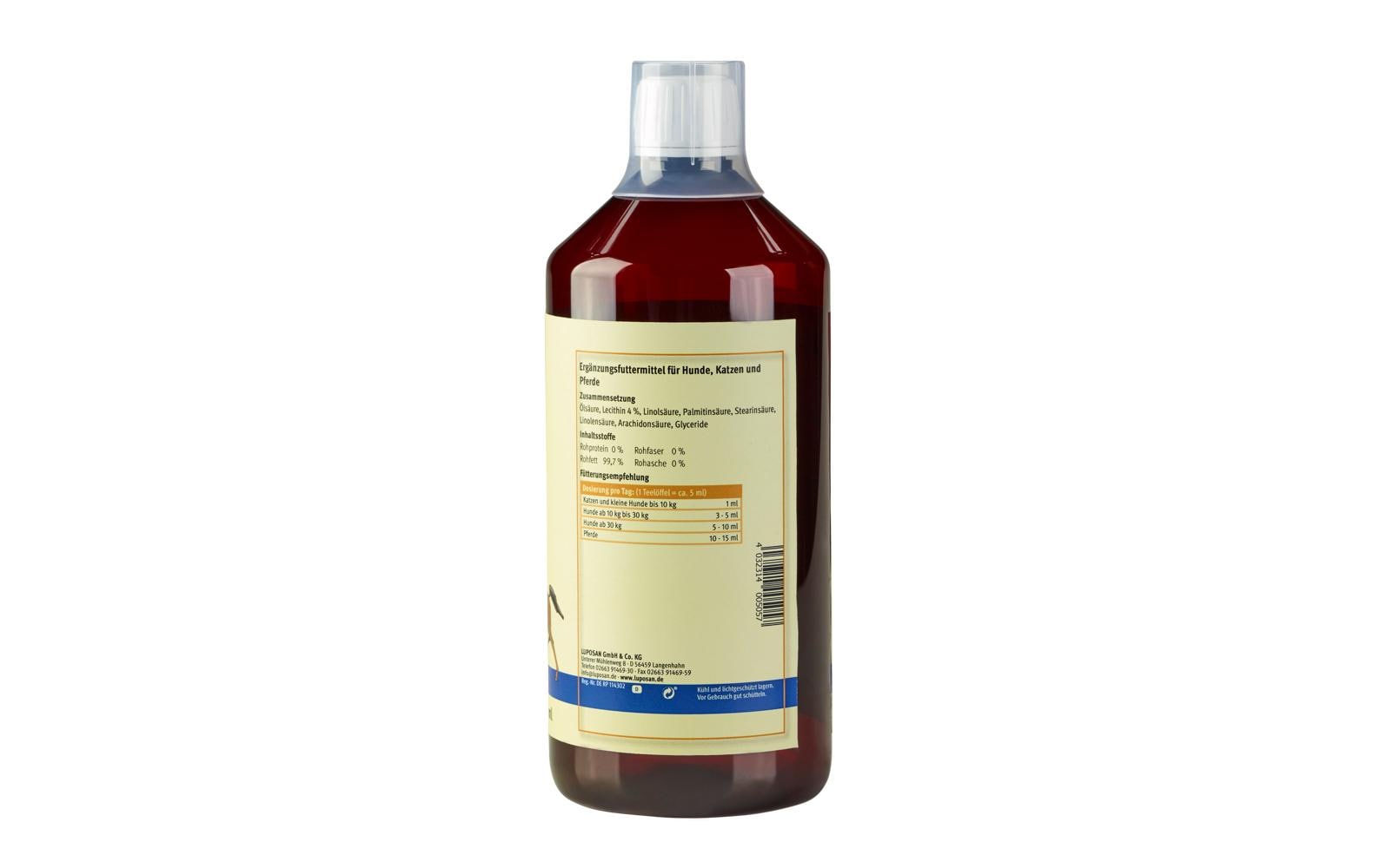 Luposan Hunde-Nahrungsergänzung Derm, 1000 ml