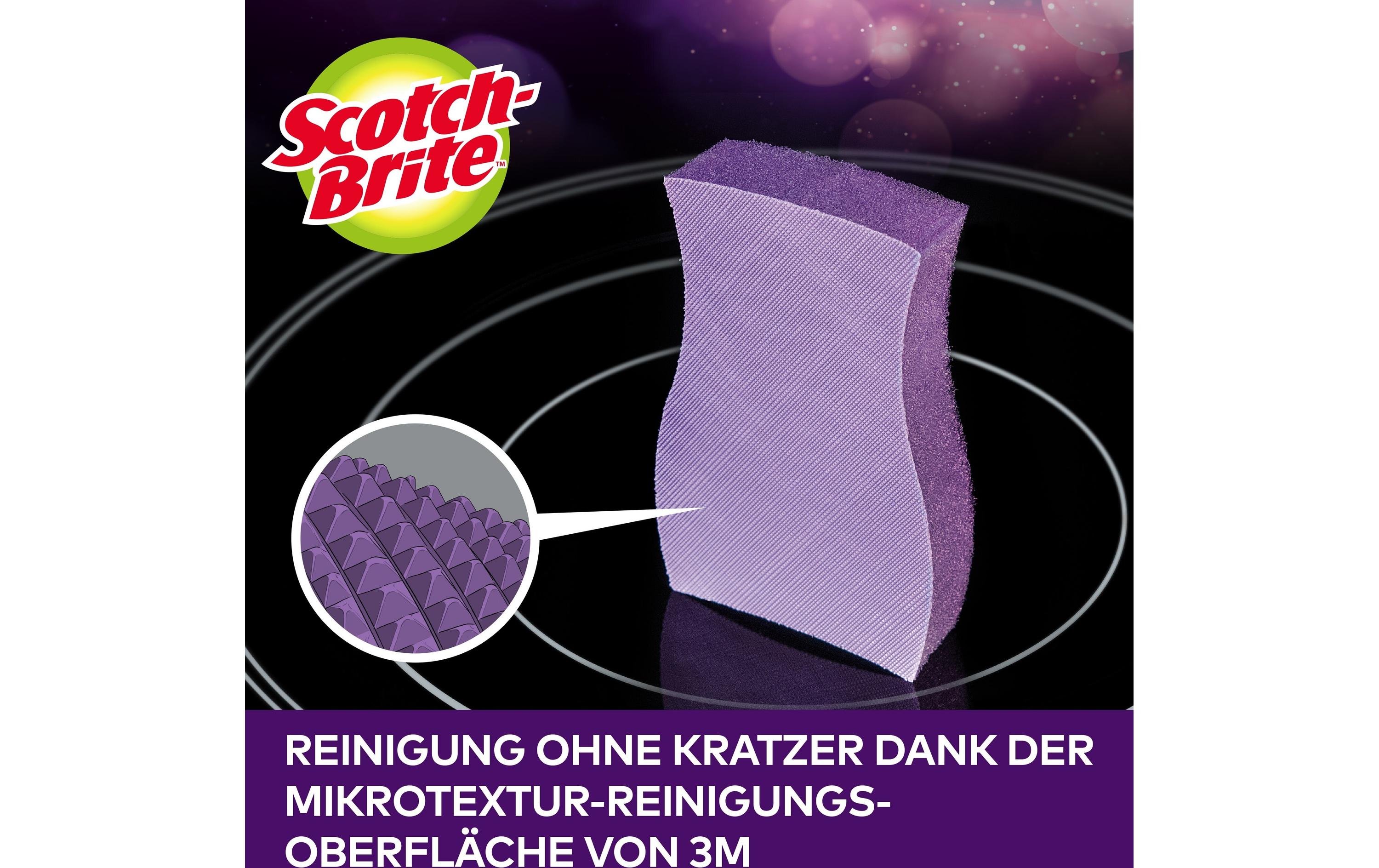 Scotch-Brite Schwamm 3M Scotch-Brite Glaskeramik 3 Stück