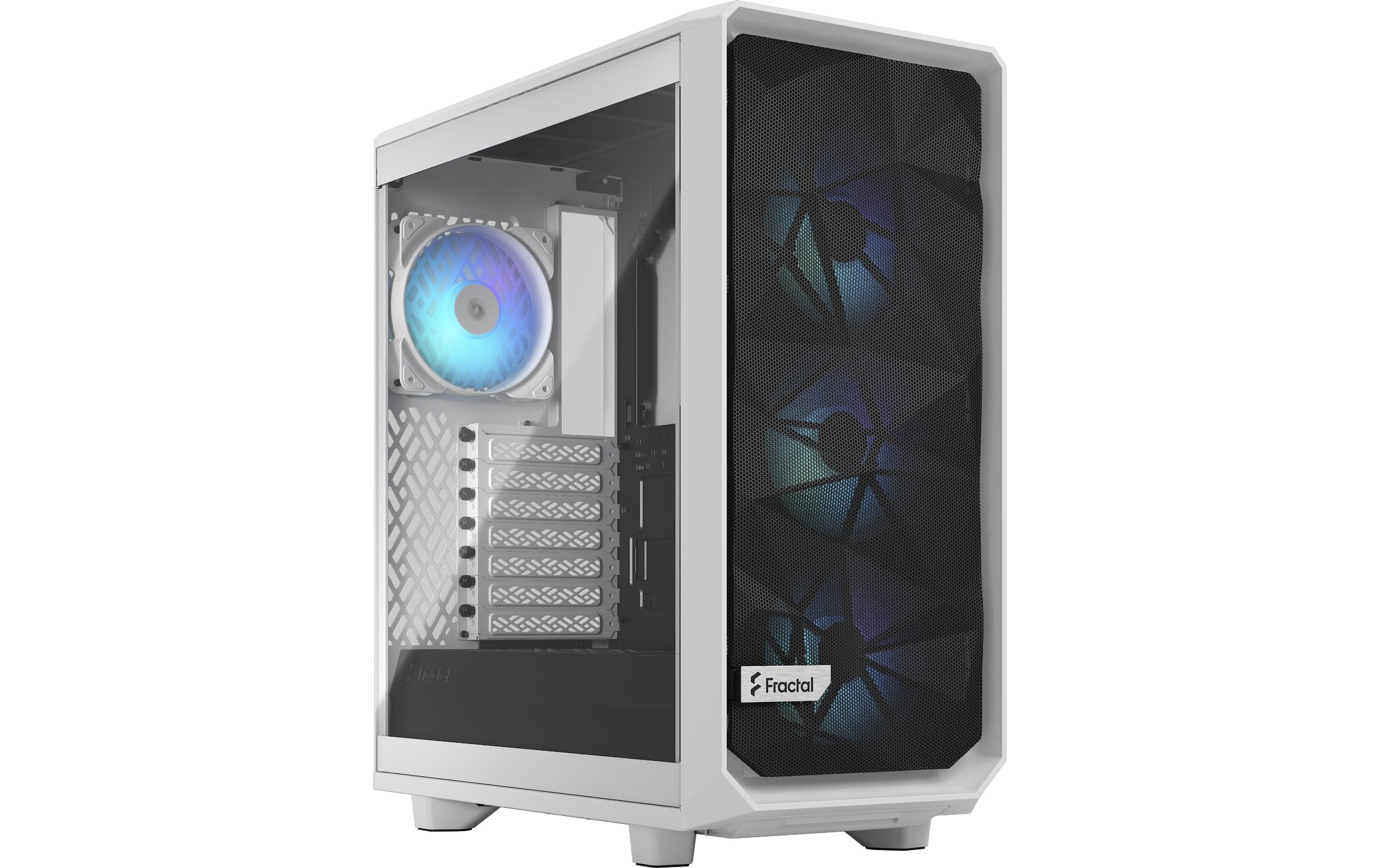 Fractal Design PC-Gehäuse Meshify 2 Compact RGB Weiss