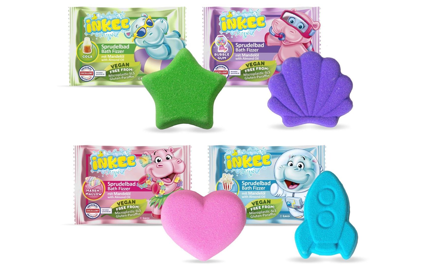 Craze Inkee Bath Fizzer Sprudelbad mit Mandelöl assortiert