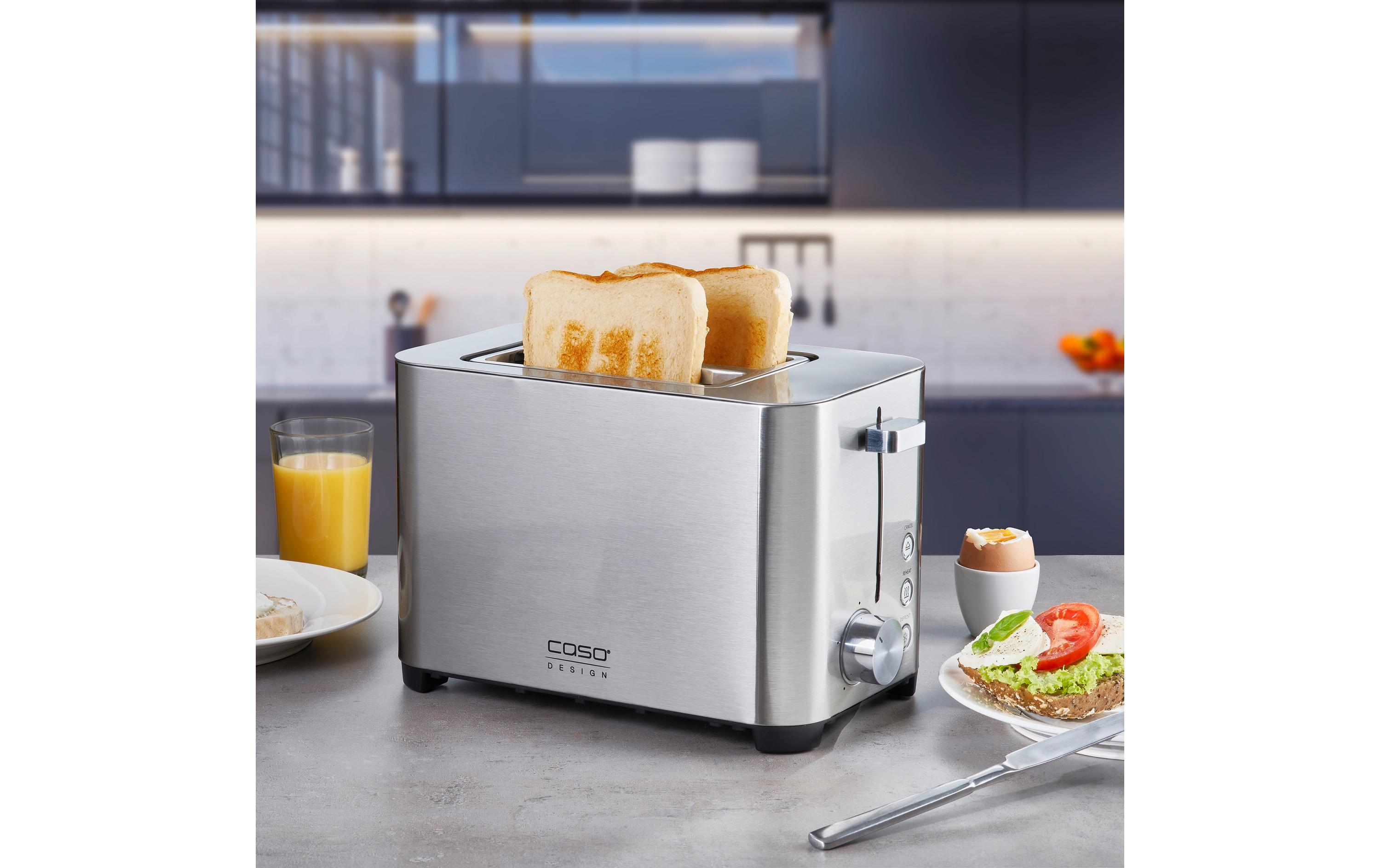 Caso Toaster Classico T2 Duo Silber