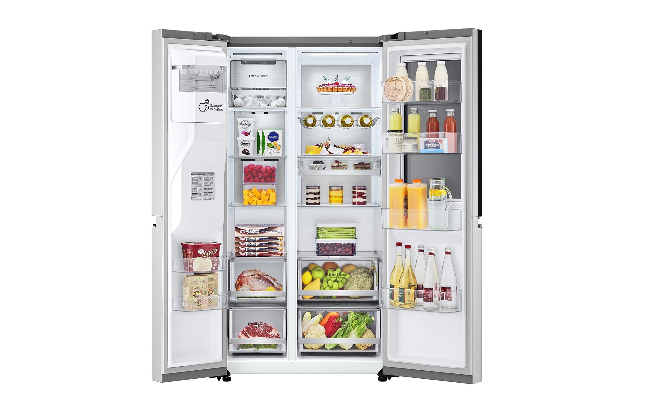 LG Foodcenter GSXV90BSDE Brushed Steel