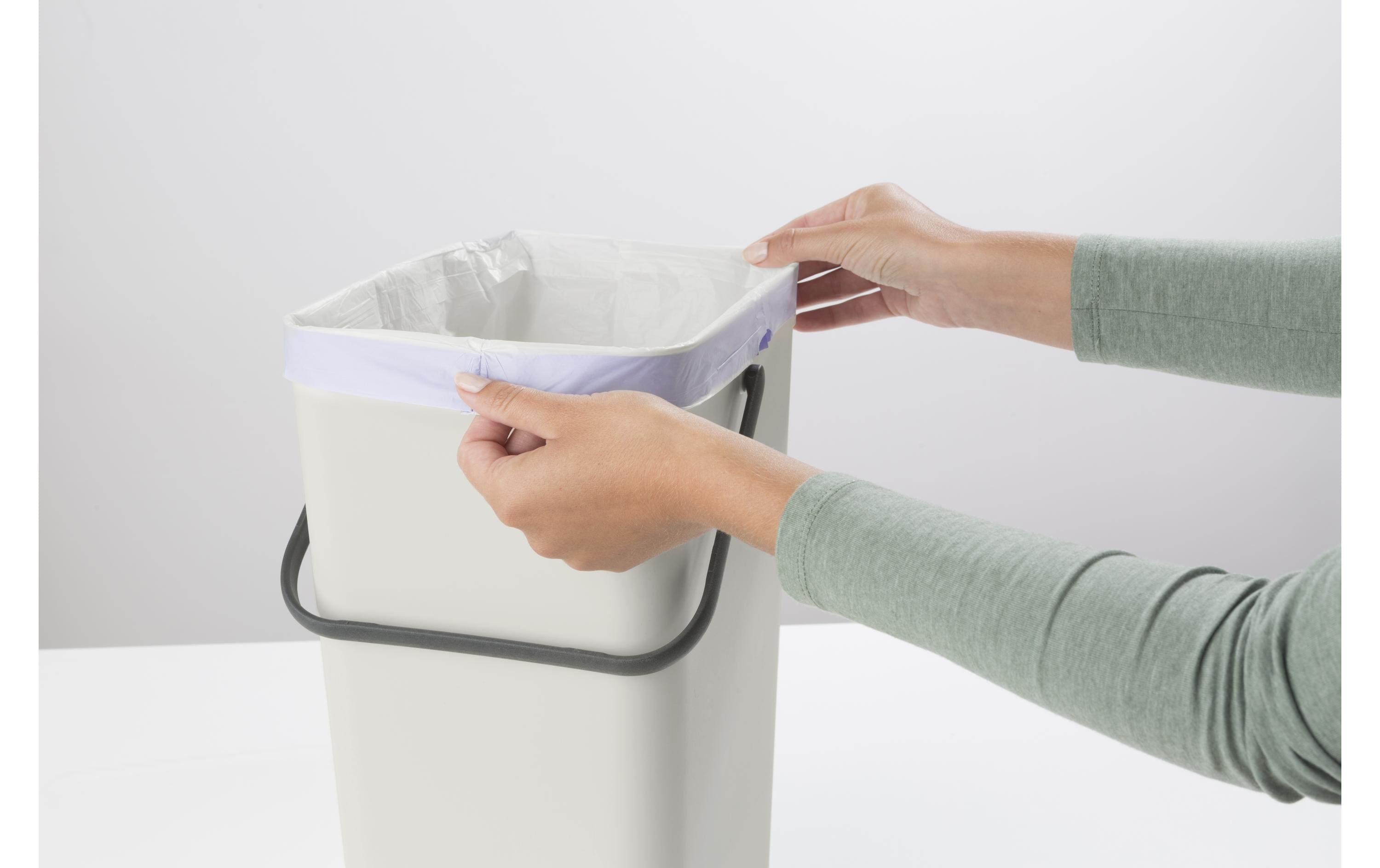 Brabantia Recyclingbehälter Sort & Go 16 l, Hellgrau