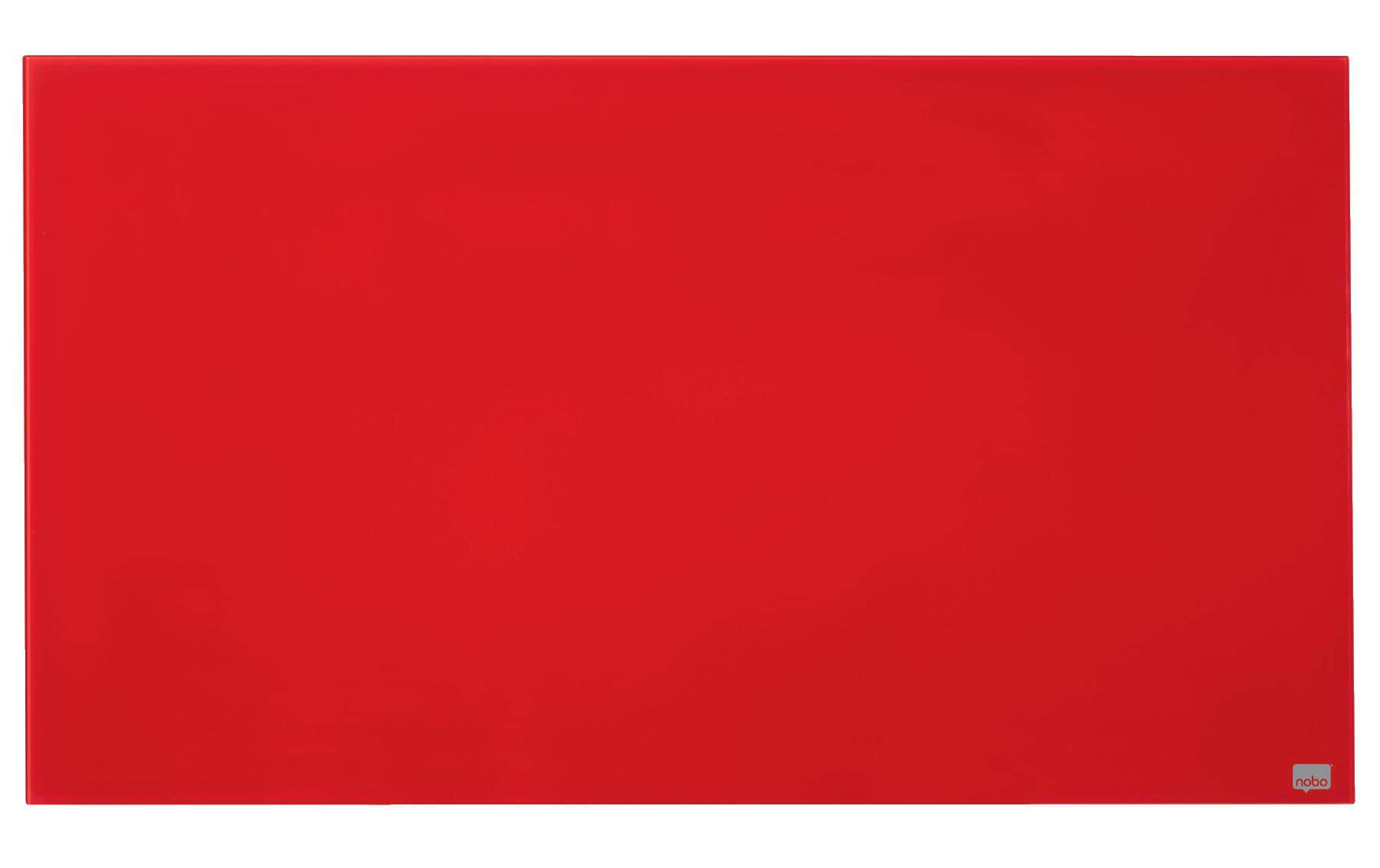 Nobo Magnethaftendes Glassboard Diamond 55.9 cm x 99.3 cm, Rot