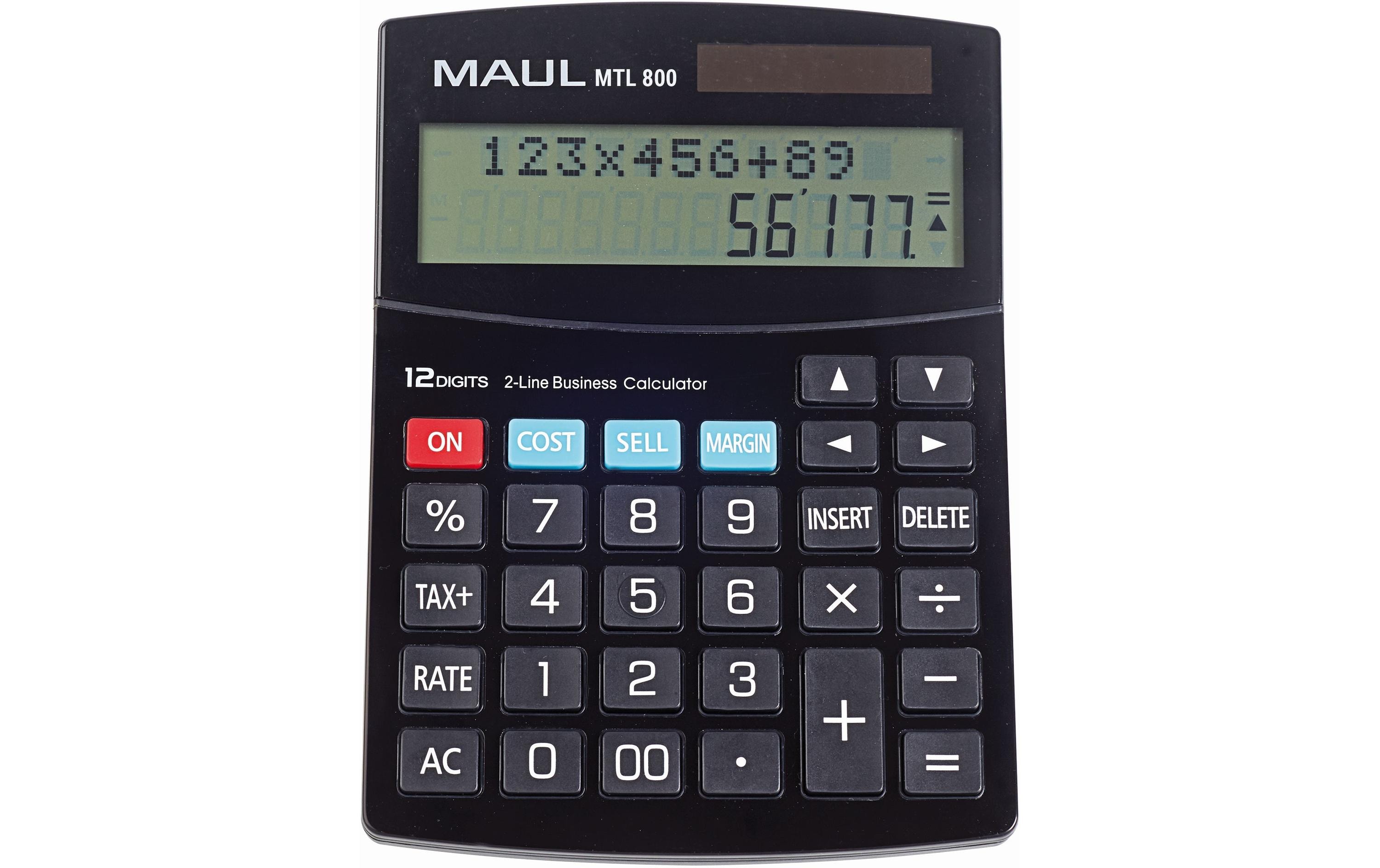 Maul Taschenrechner MTL800 Schwarz