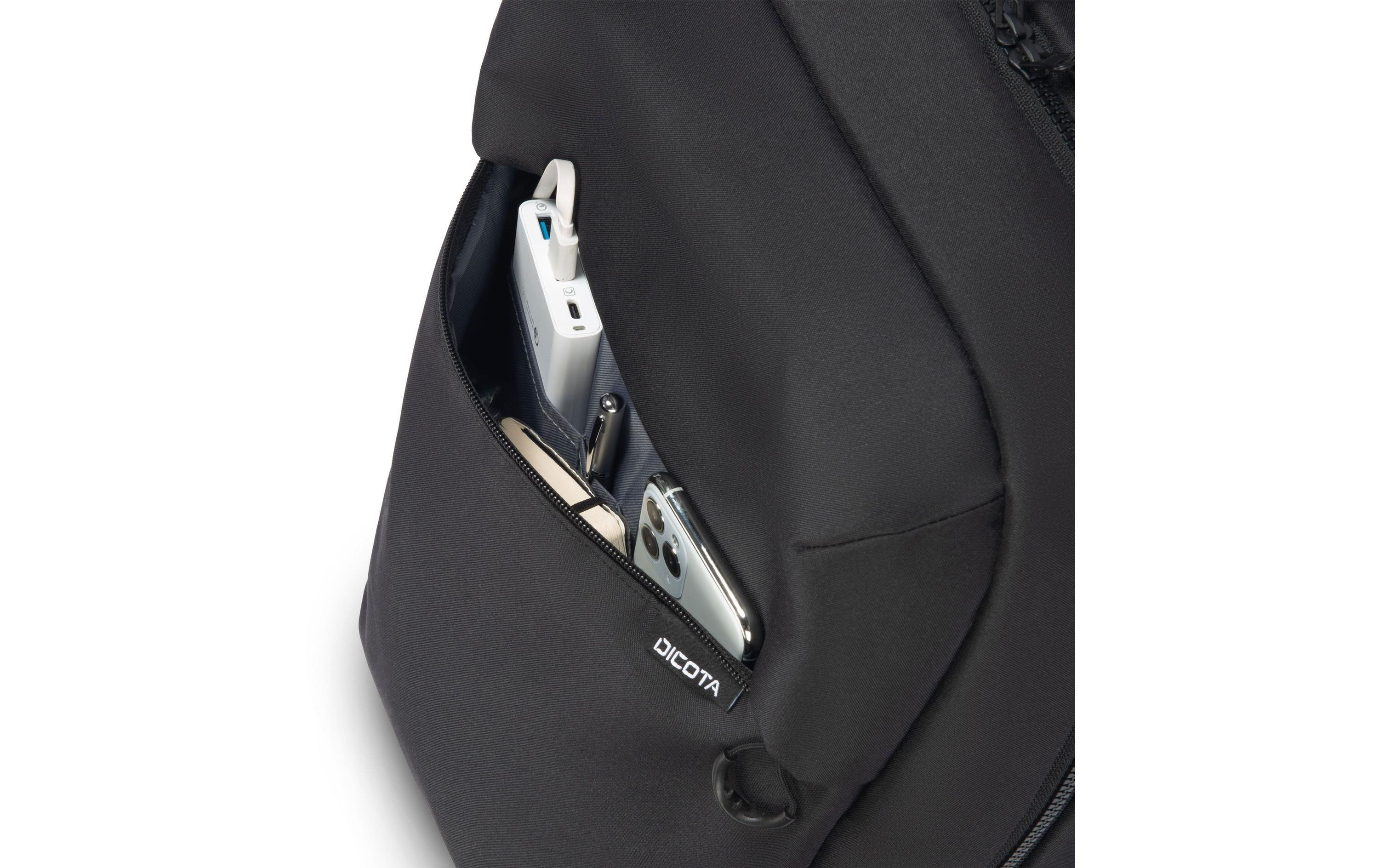 DICOTA Notebook-Rucksack Commuter 13-16 Schwarz