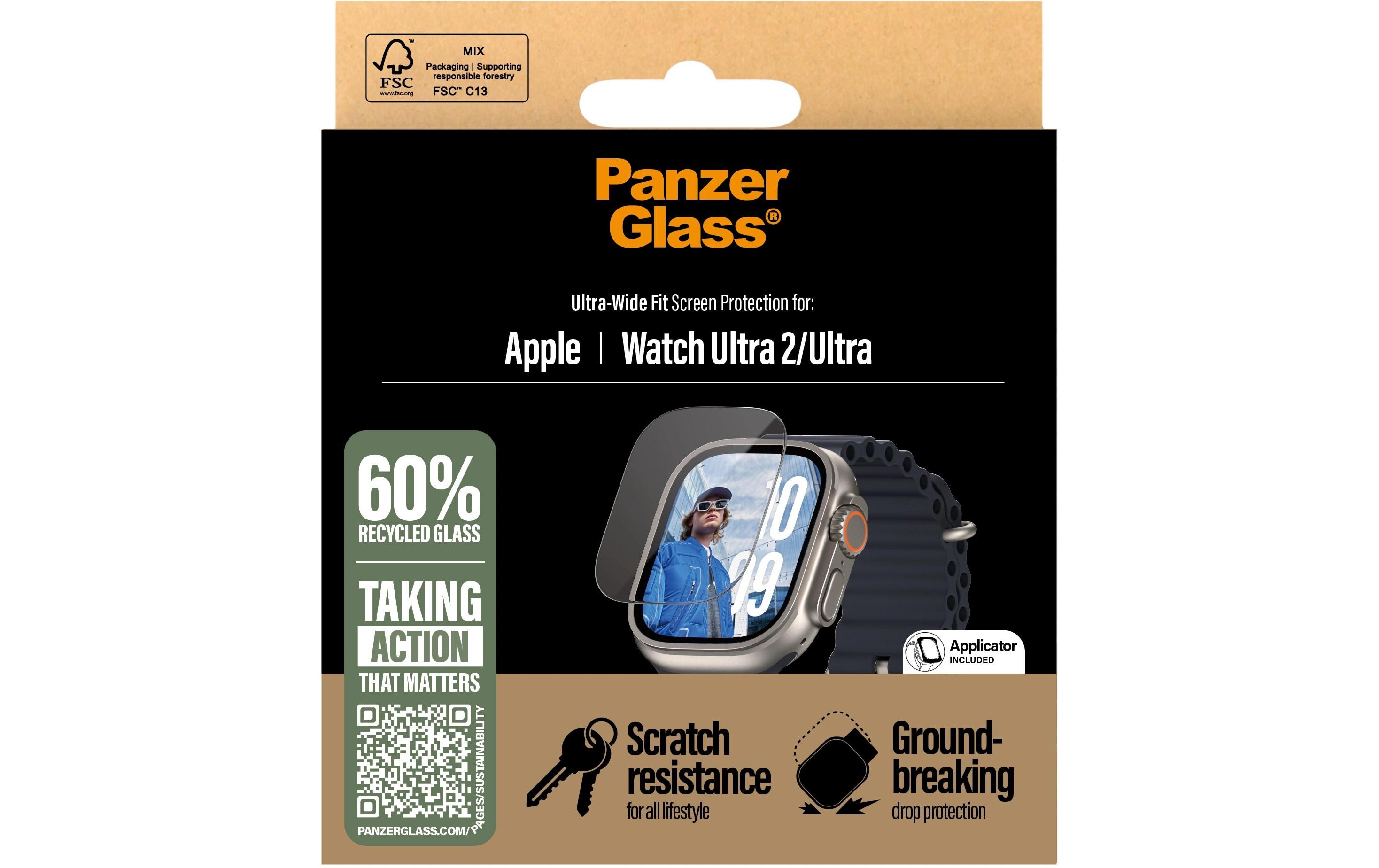 Panzerglass Displayschutz Ultra Wide Fit Apple Watch Ultra 2