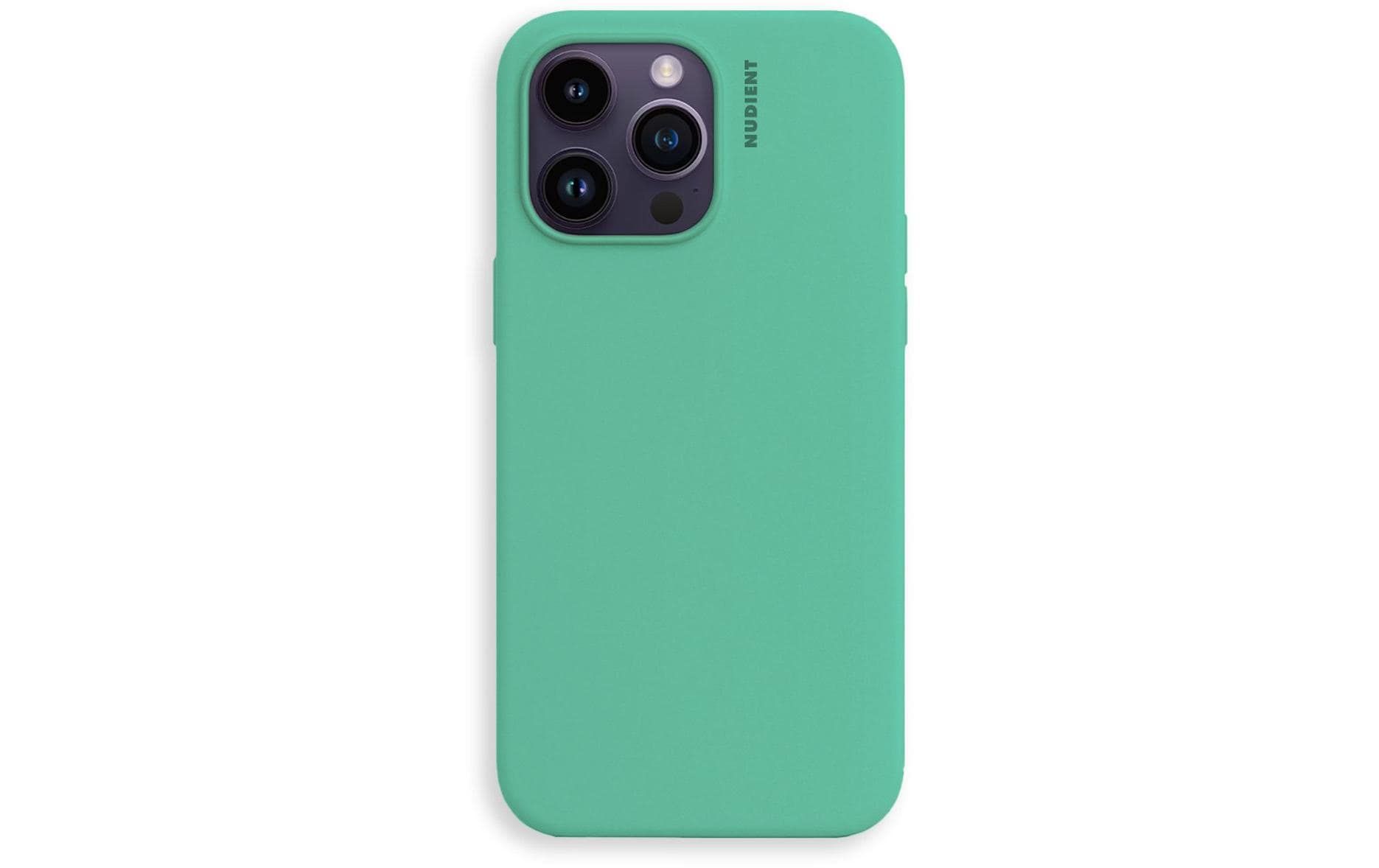 Nudient Back Cover Base Case 14 Pro Max Mint Green