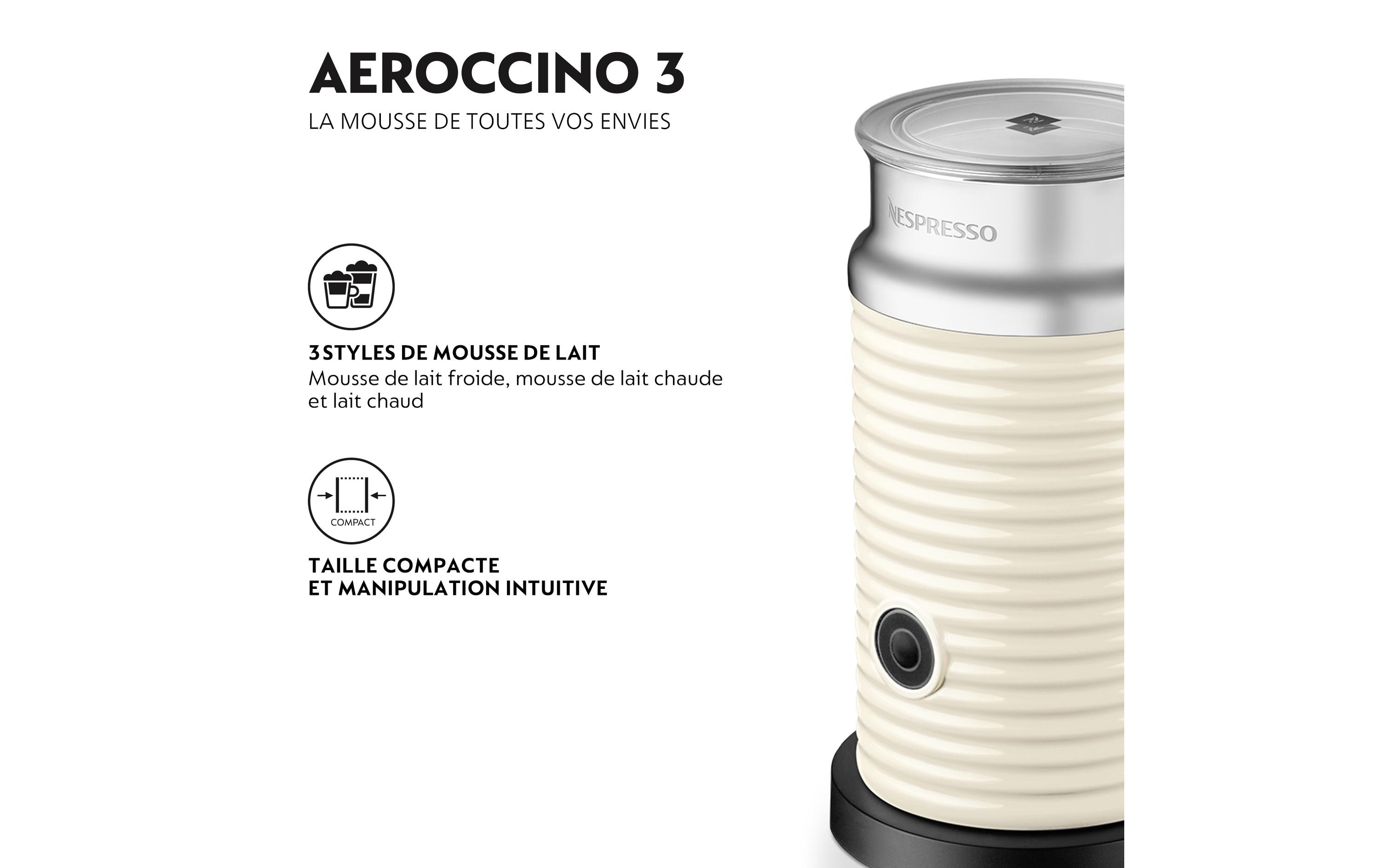 Nestlé Nespresso Milchschäumer Aeroccino 3 Weiss