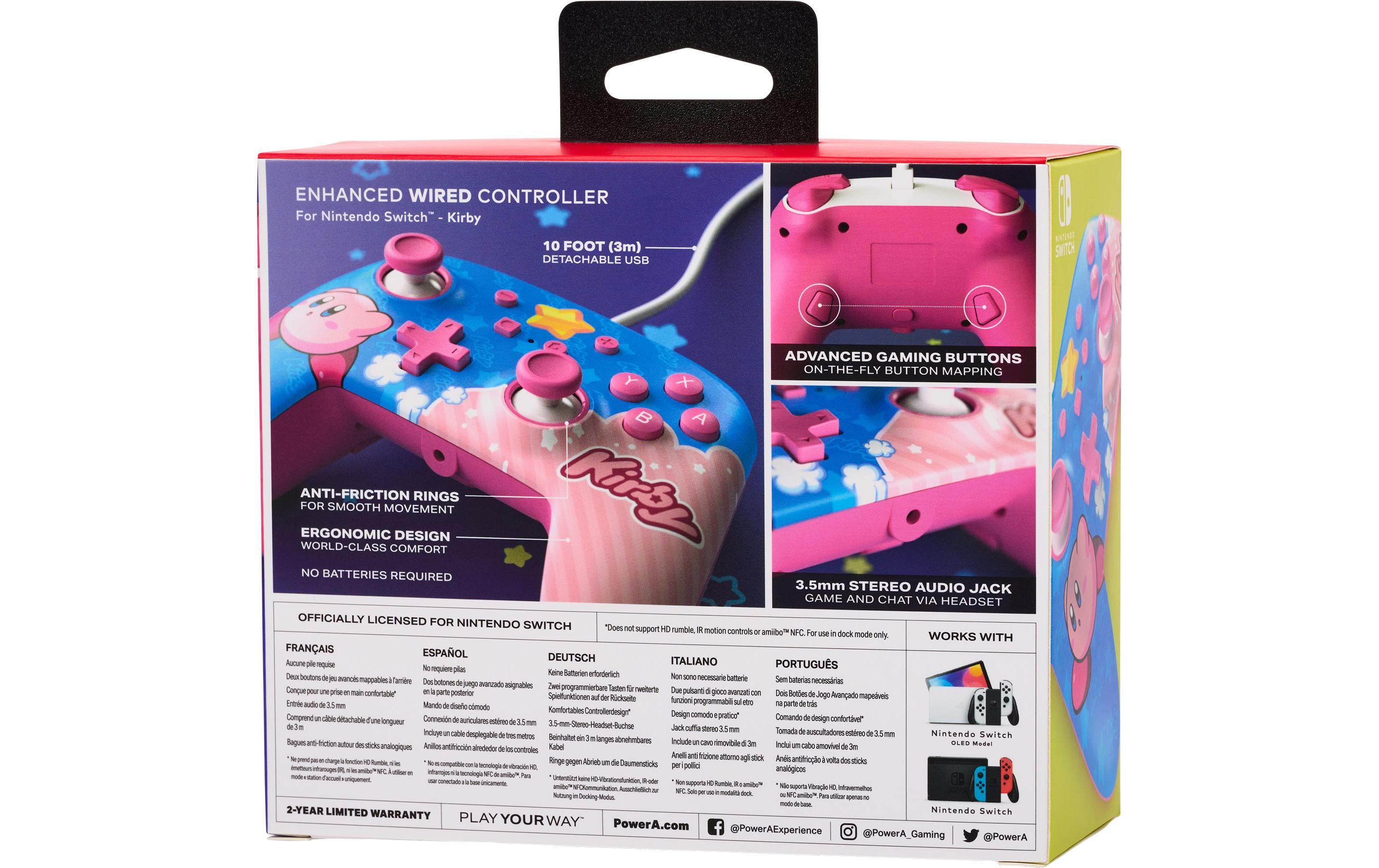 Power A Enhanced Wired Controller Kirby