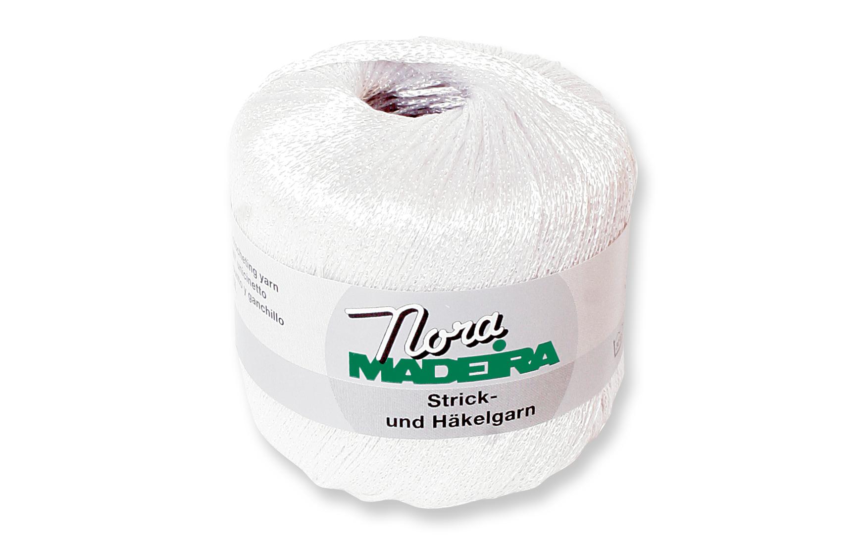 Madeira Näh- und Stickgarn Nora 25 g Weiss