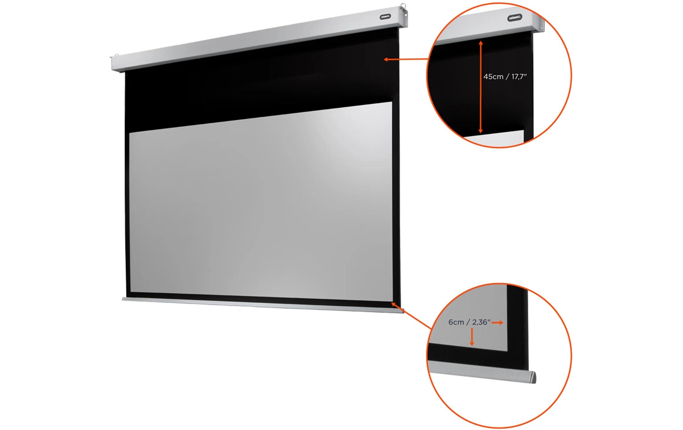 Celexon Motorleinwand Pro Plus 300x187 cm 16:10