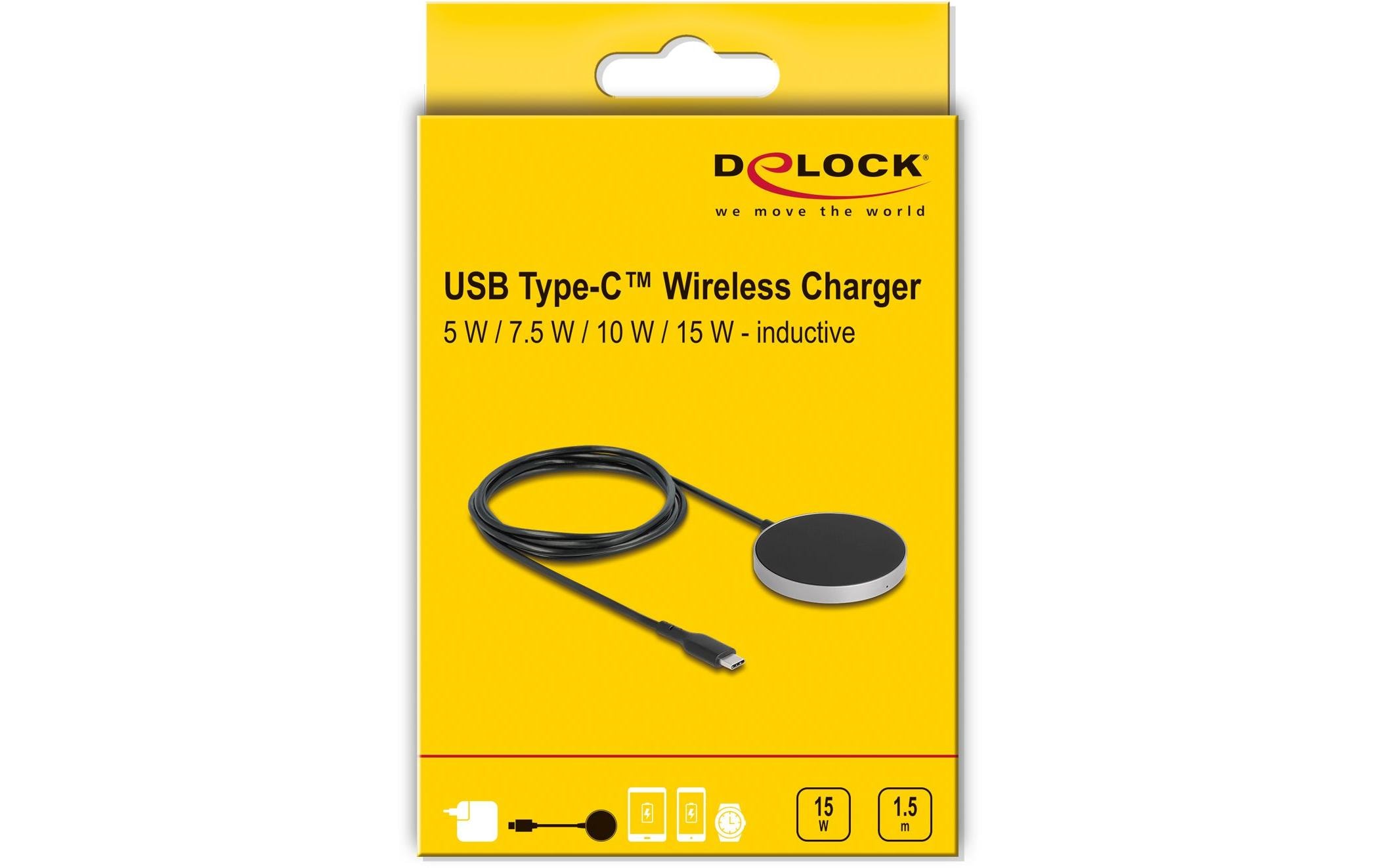 Delock Wireless Charger Induktives Ladepad