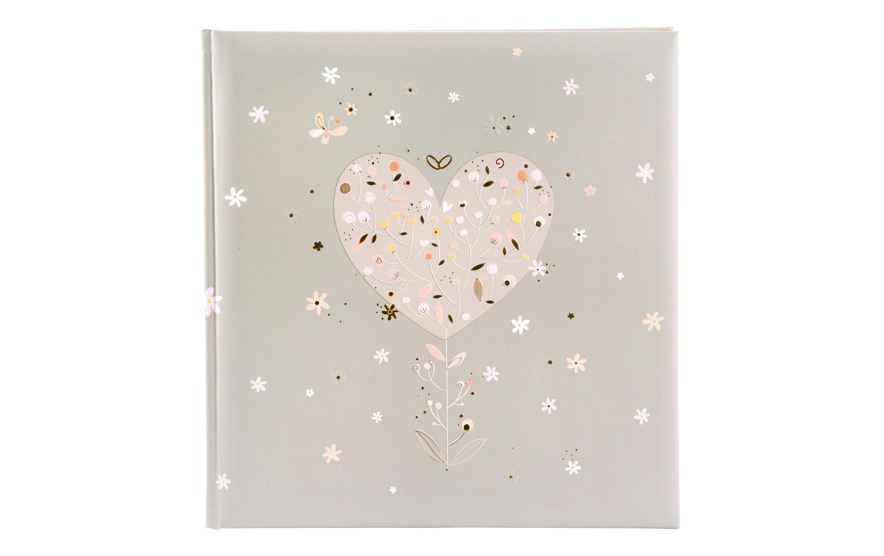 Goldbuch Hochzeitsalbum Elegant Hearts Mehrfarbig