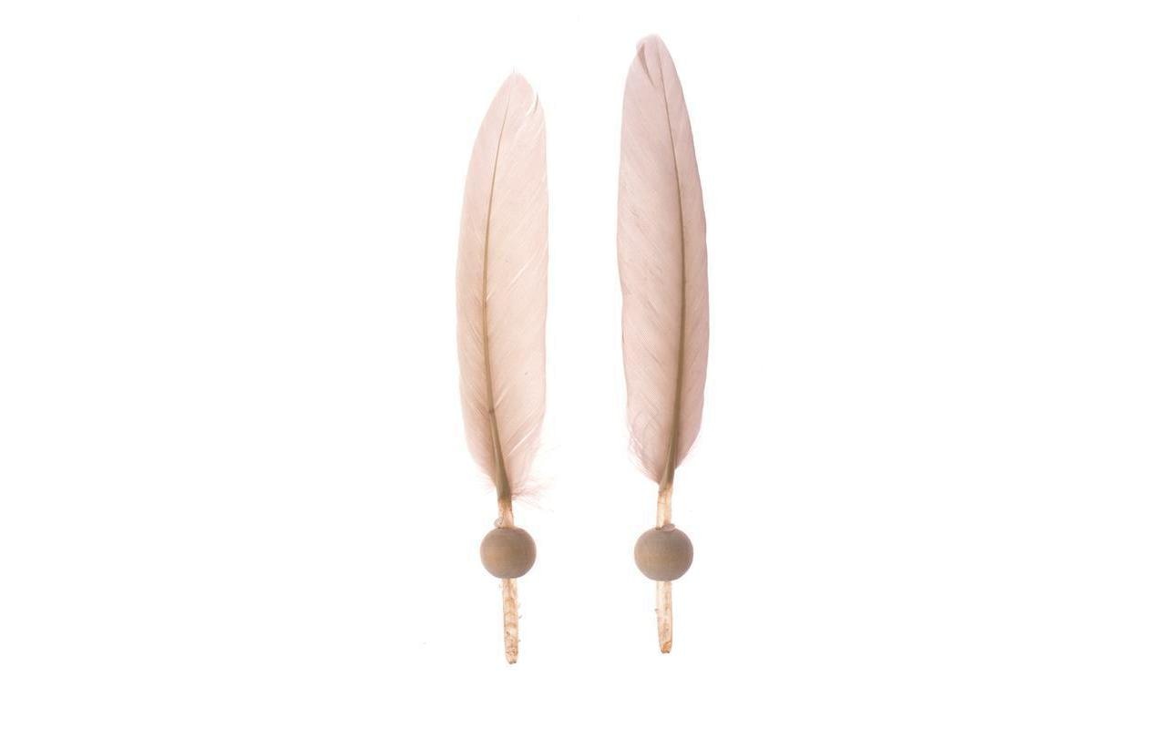 Glorex Federn 13 - 14 cm 6 Stück, Beige