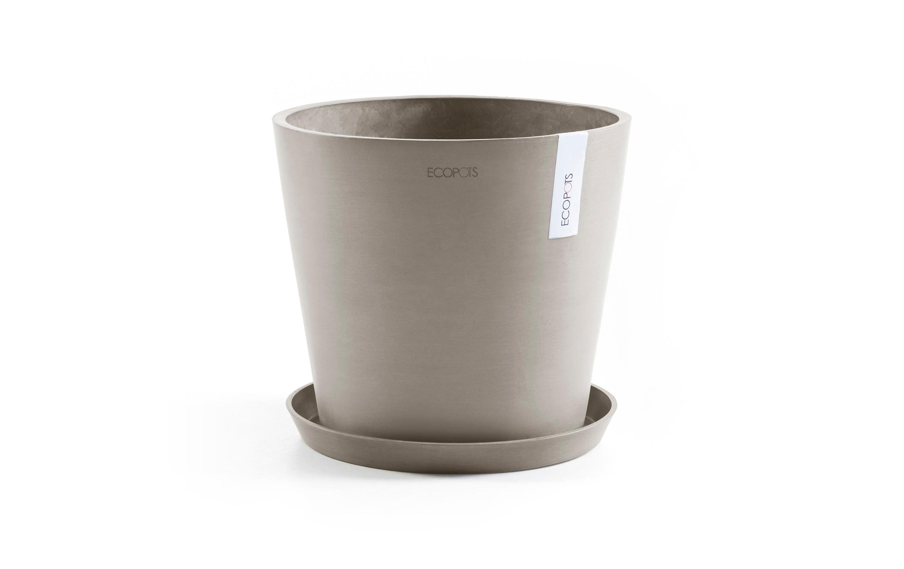 Ecopots Pflanzentopf Amsterdam 40, French Taupe