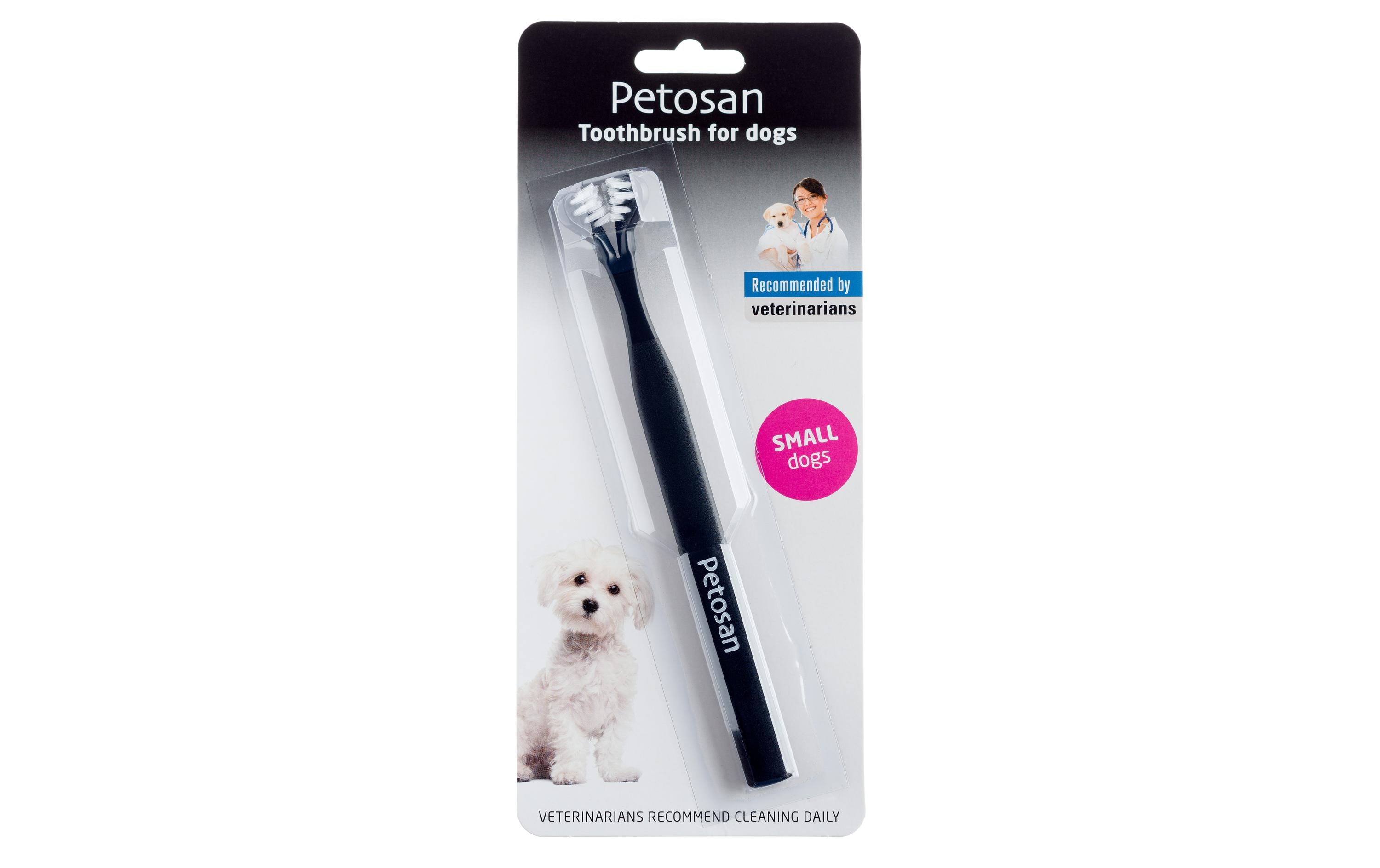 Petosan Hunde-Zahnbürste für Hunde, S