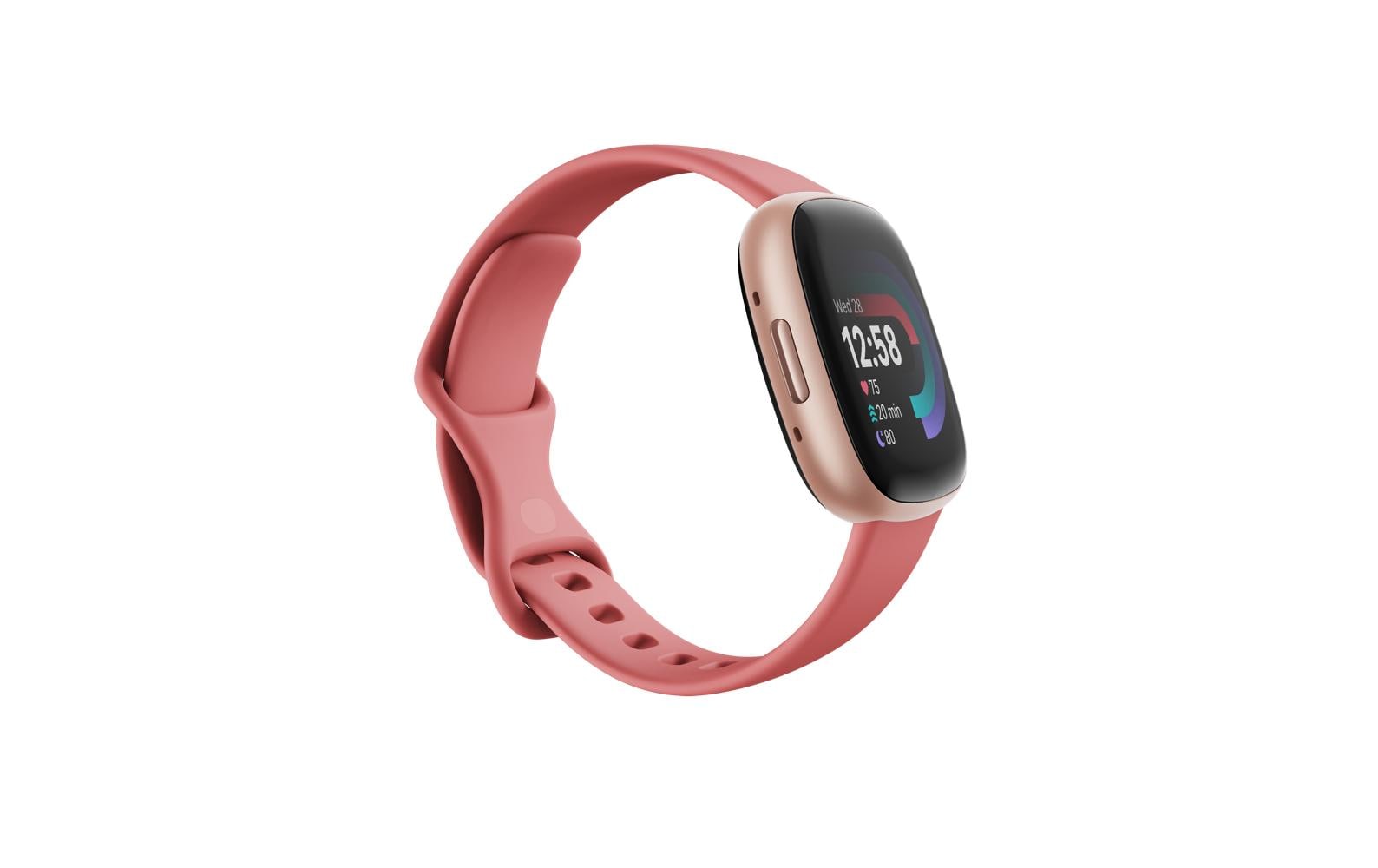 Fitbit GPS-Sportuhr Versa 4 Smartwatch Pink/Rosa