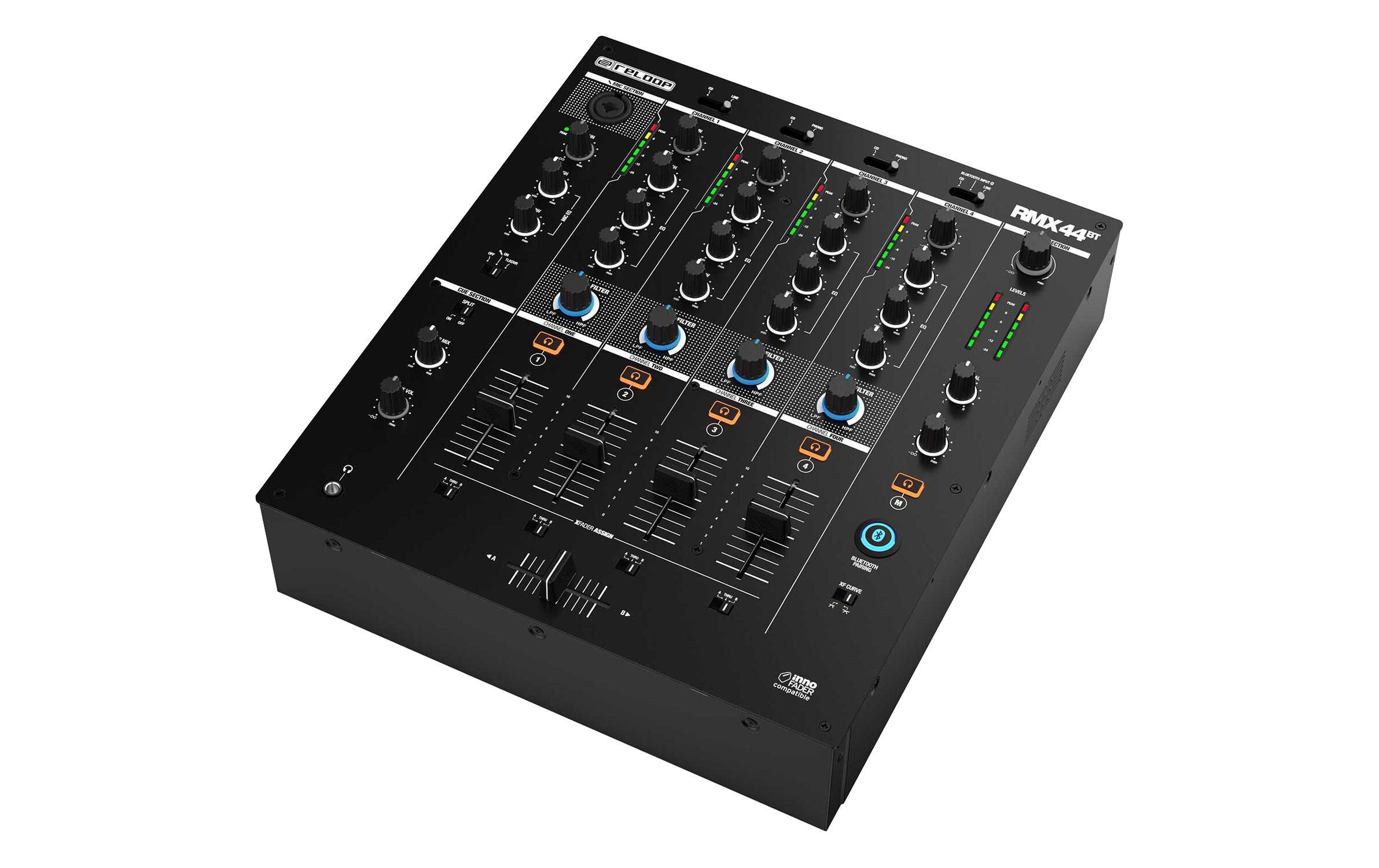 Reloop DJ-Mixer RMX-44BT 4-Kanal