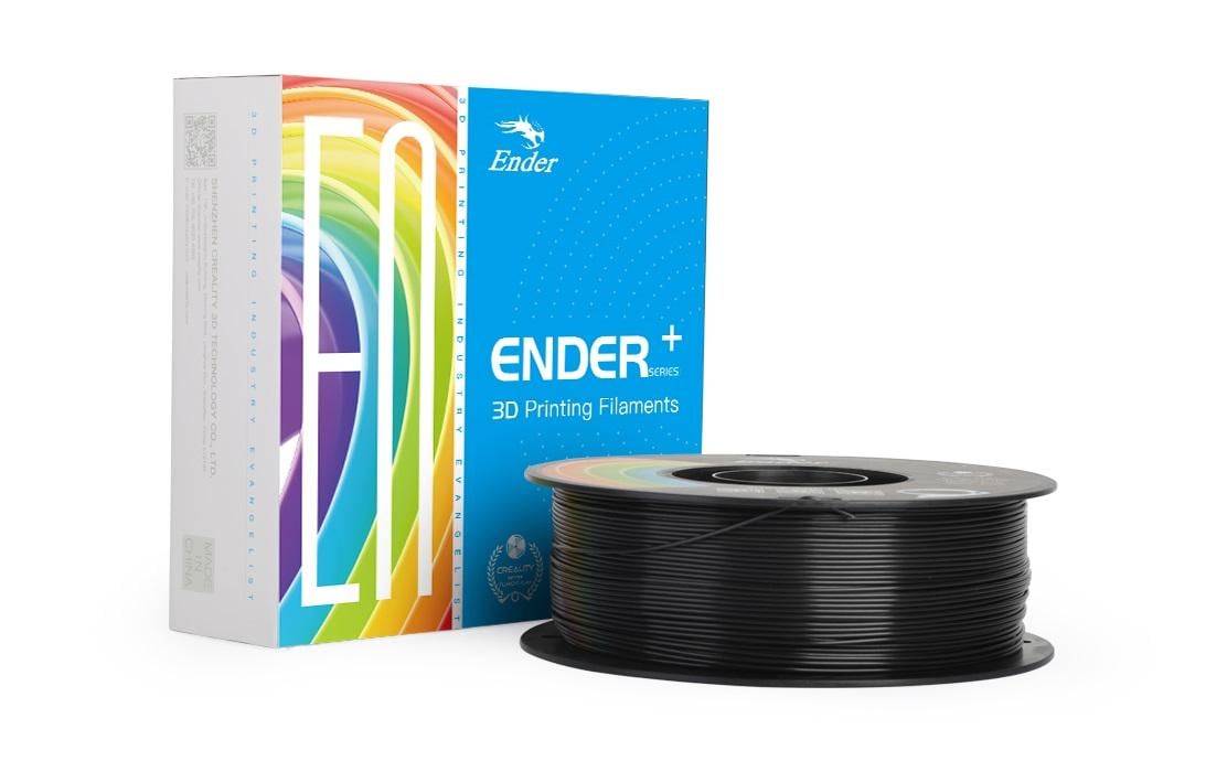 Creality Filament PLA+ Schwarz, 1.75 mm, 1 kg