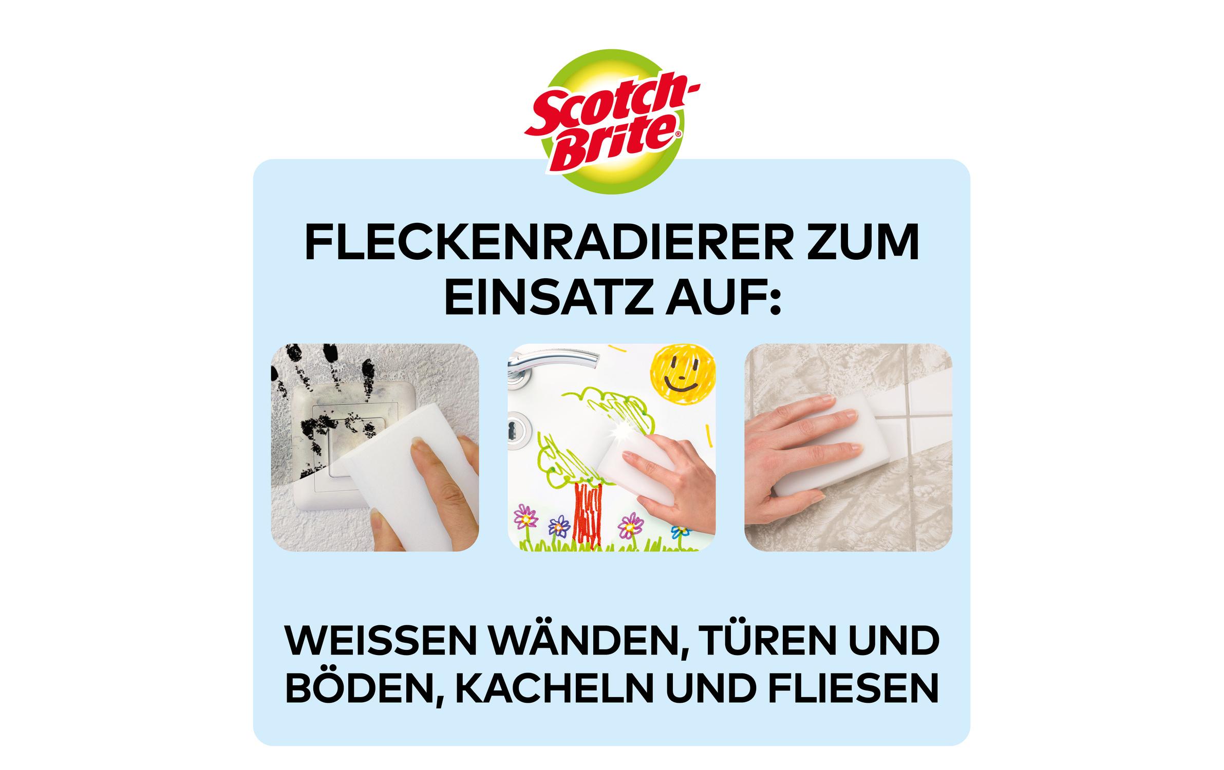 Scotch-Brite Flecken-Radierer Scotch-Brite 2 Stück