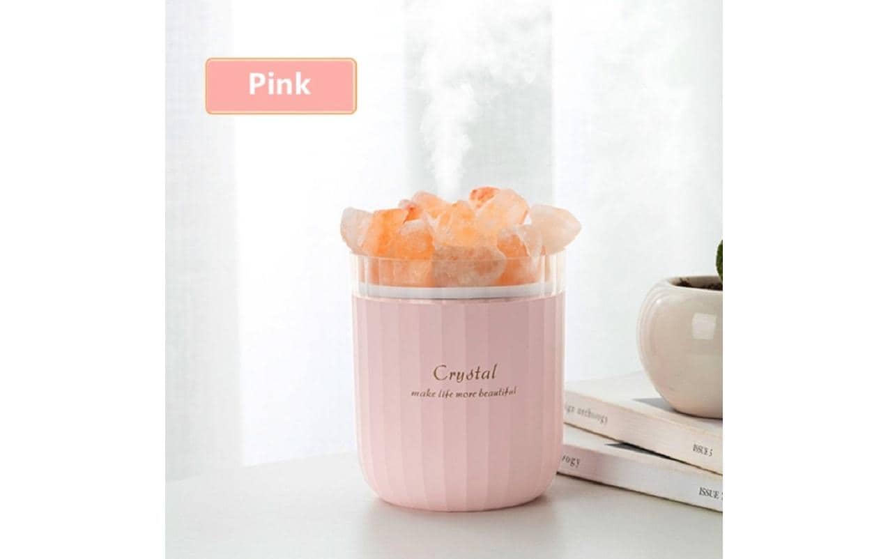 Linuo Mini-Luftbefeuchter Salt Rock Pink