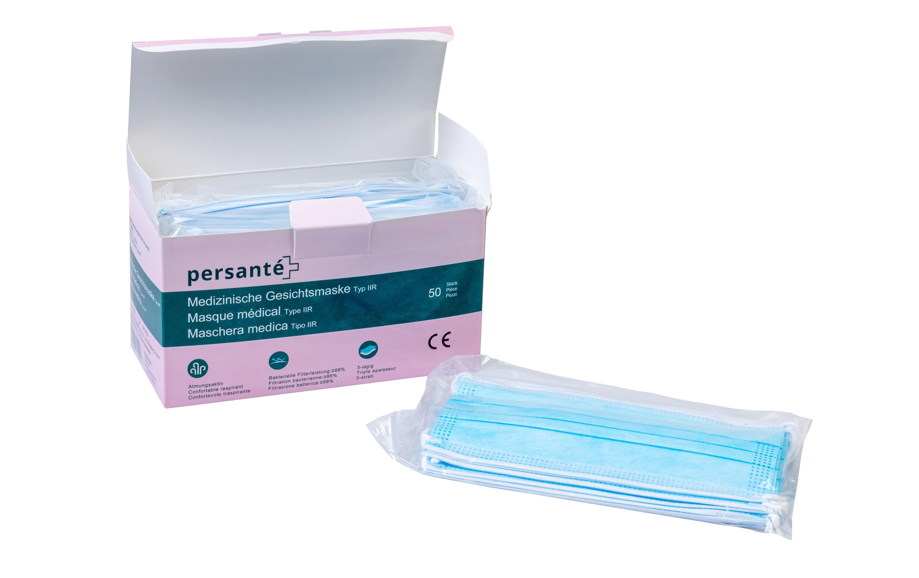 Persanté Hygienemaske Persanté Typ IIR, 50 Stück