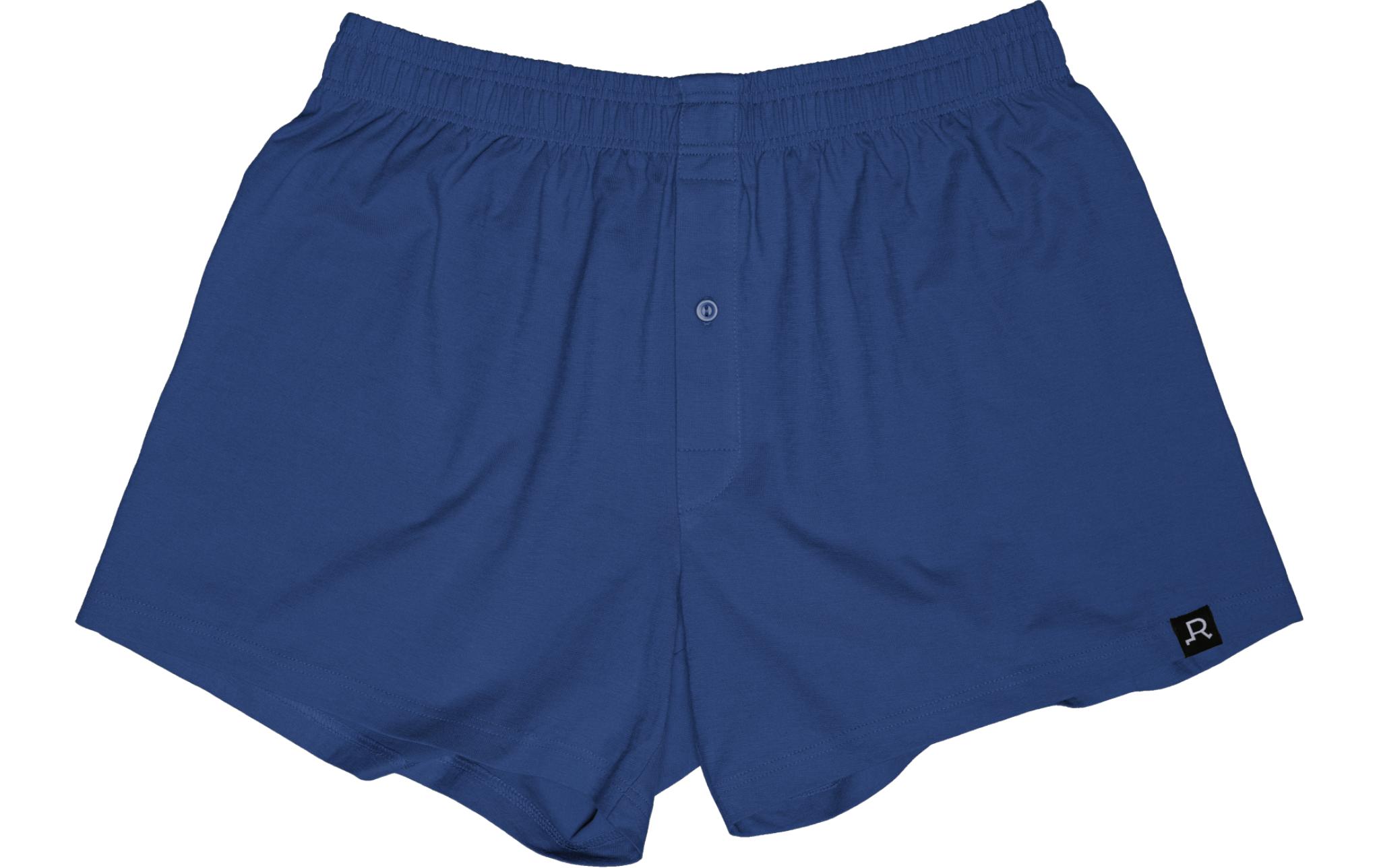 FLIZZER Unterhosen Boxer Der Kavalier 2er Pack Blau, M