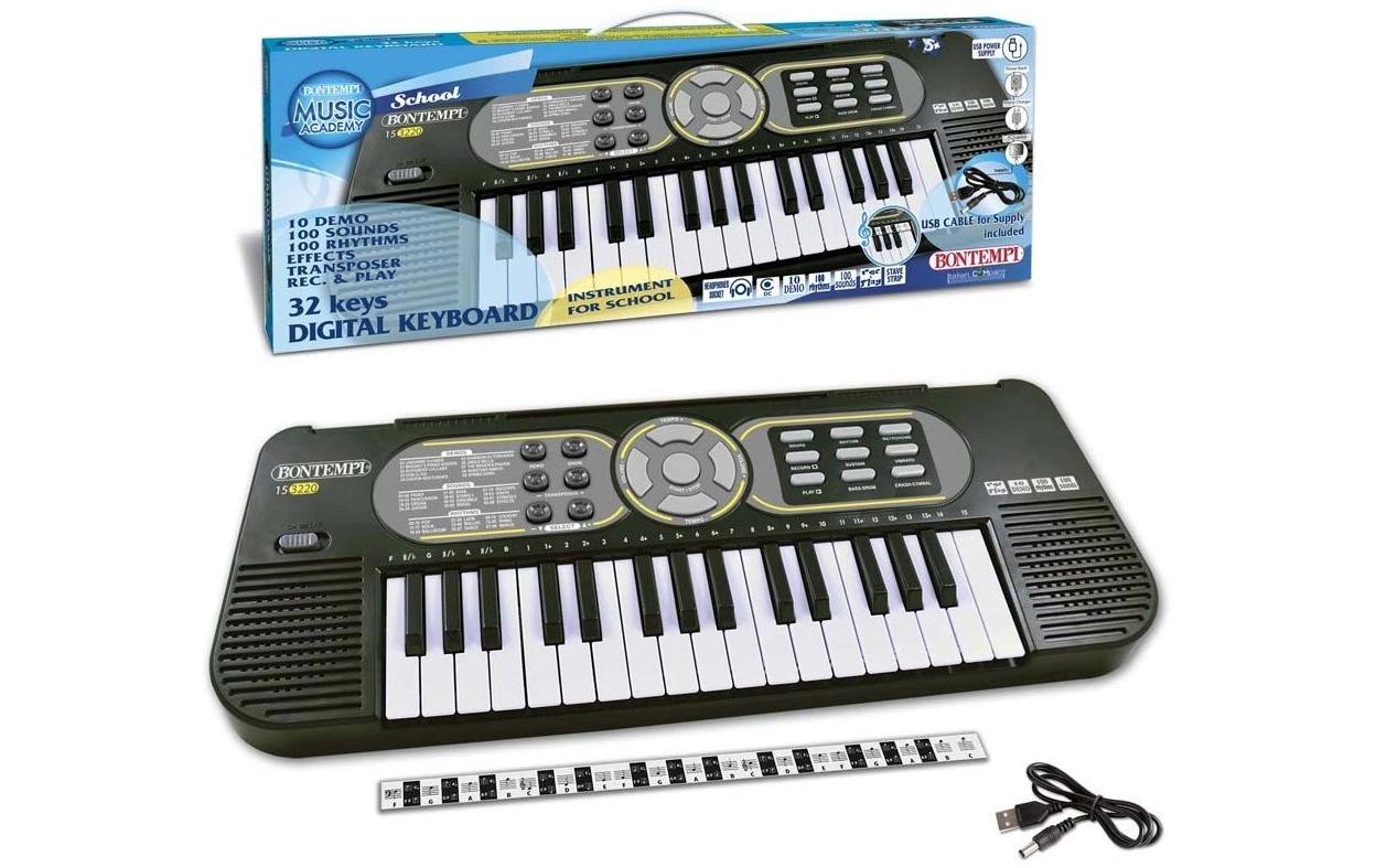 Bontempi Musikinstrument Digital Keyboard 32 Midi-Tasten