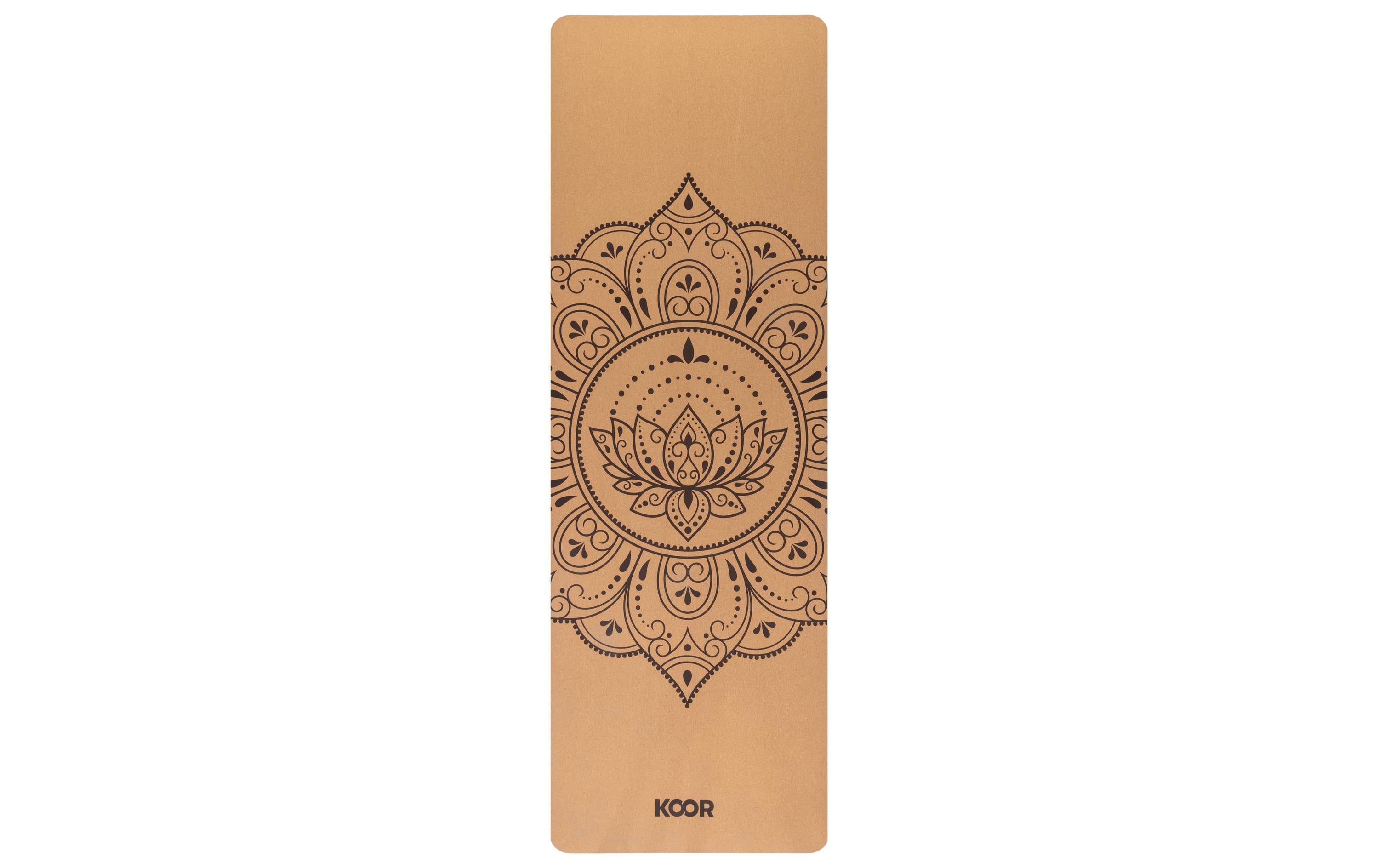 KOOR Yogamatte Kork, 183 x 61 x 0.4 cm