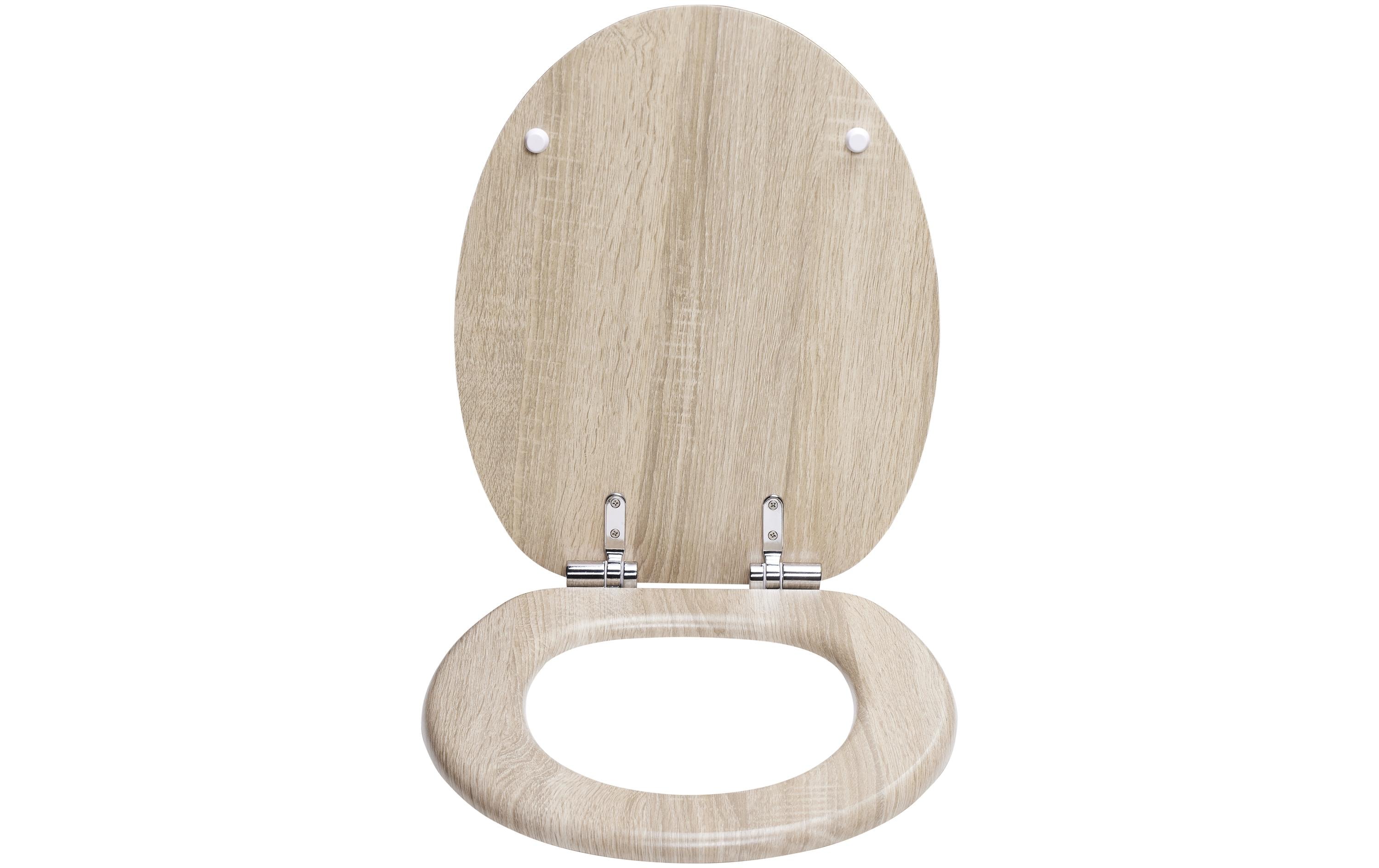 diaqua® Toilettensitz Forest mit Absenkautomatik, Braun