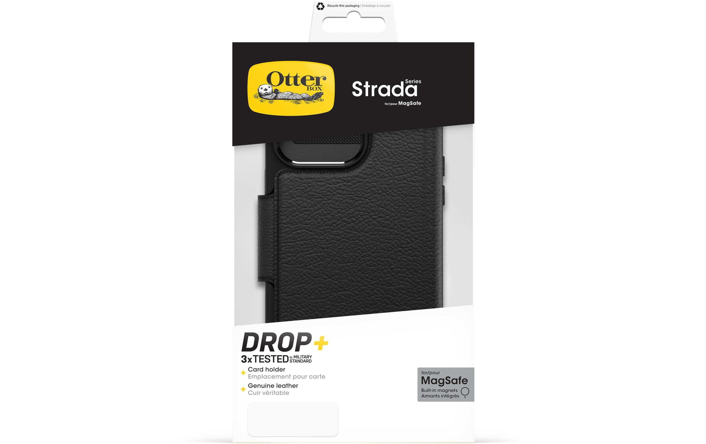 Otterbox Book Cover Strada iPhone 15 Pro Max Schwarz