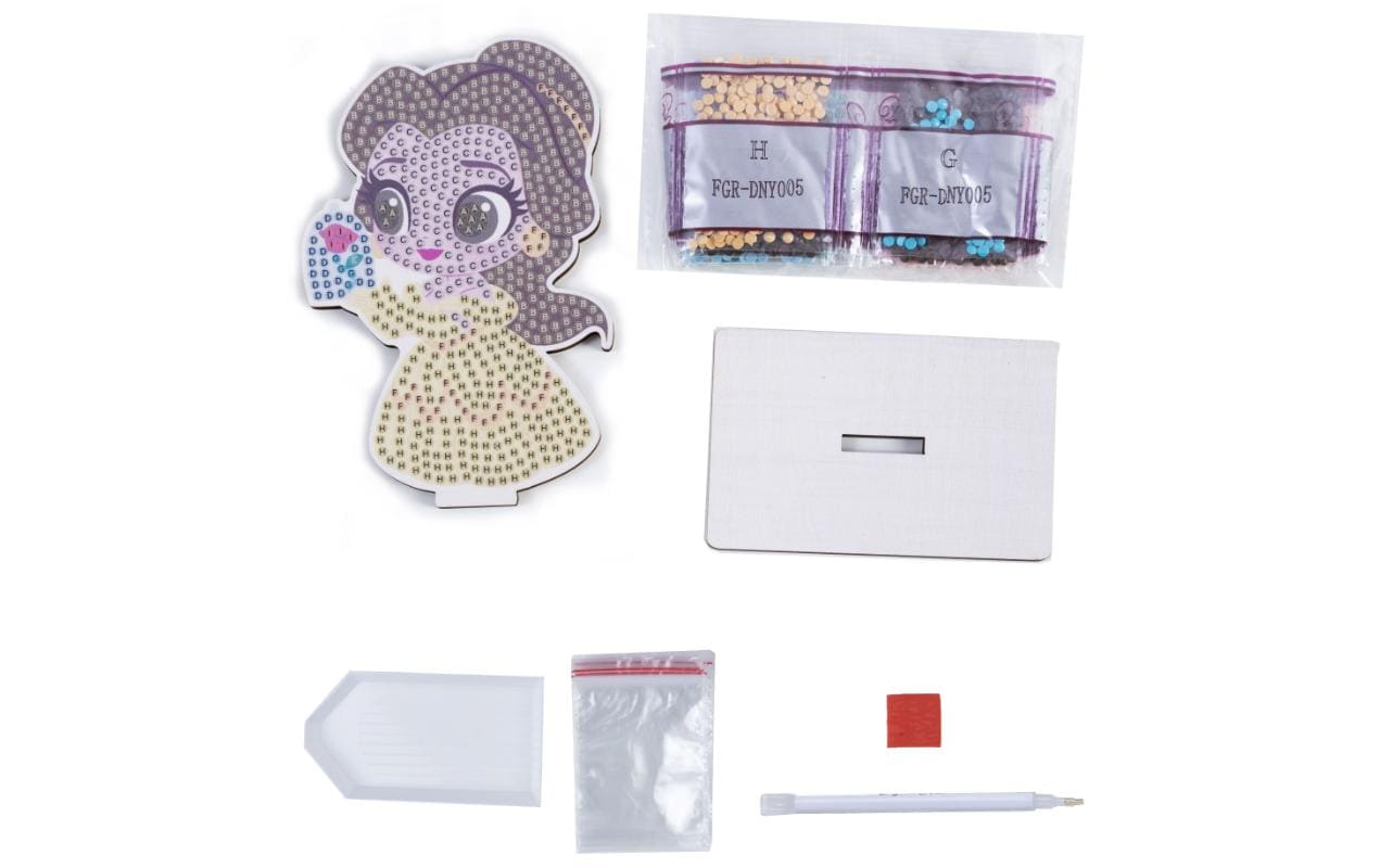 CRAFT Buddy Bastelset Crystal Art Buddies Belle Figur